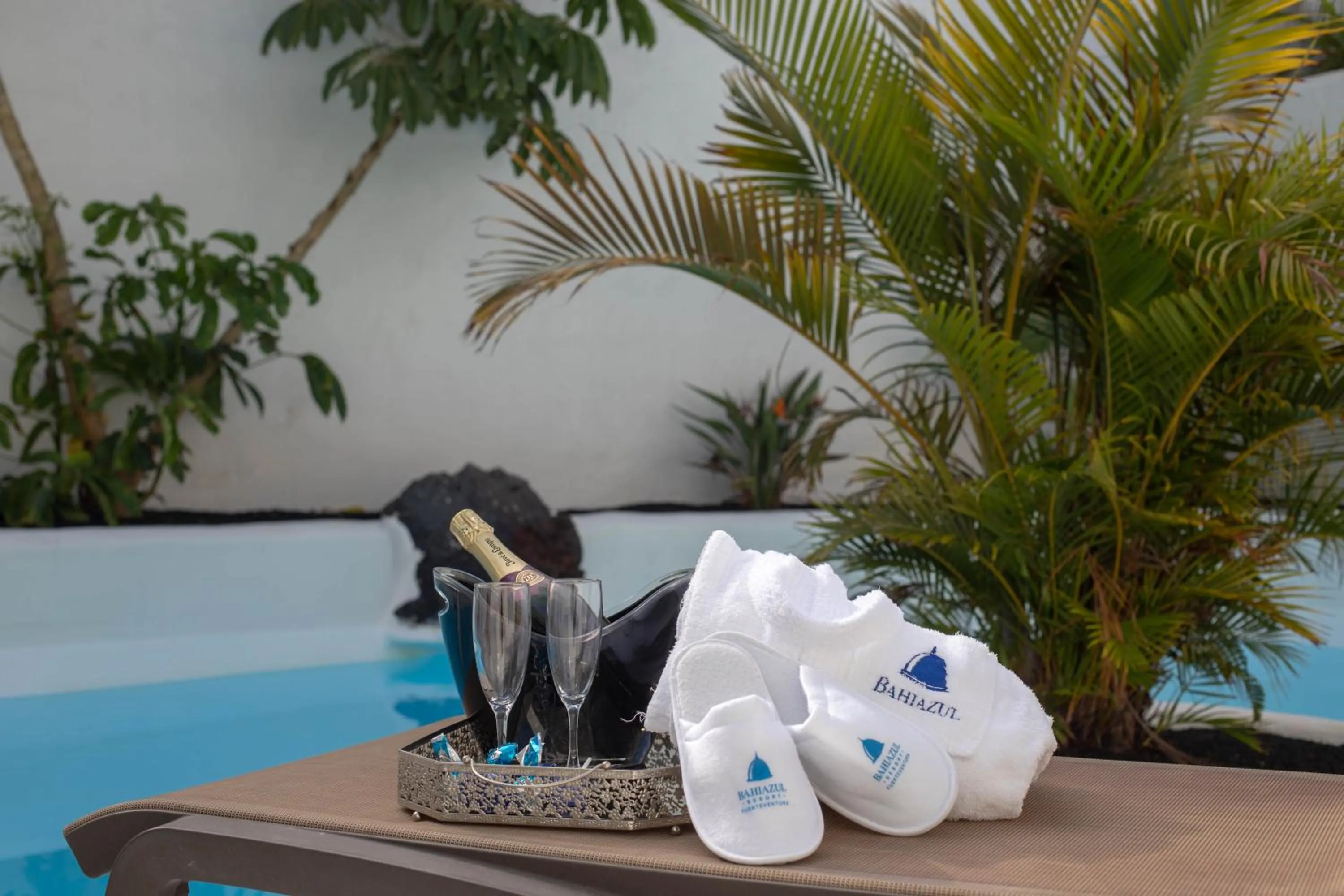 Pool view in Bahiazul Resort Fuerteventura