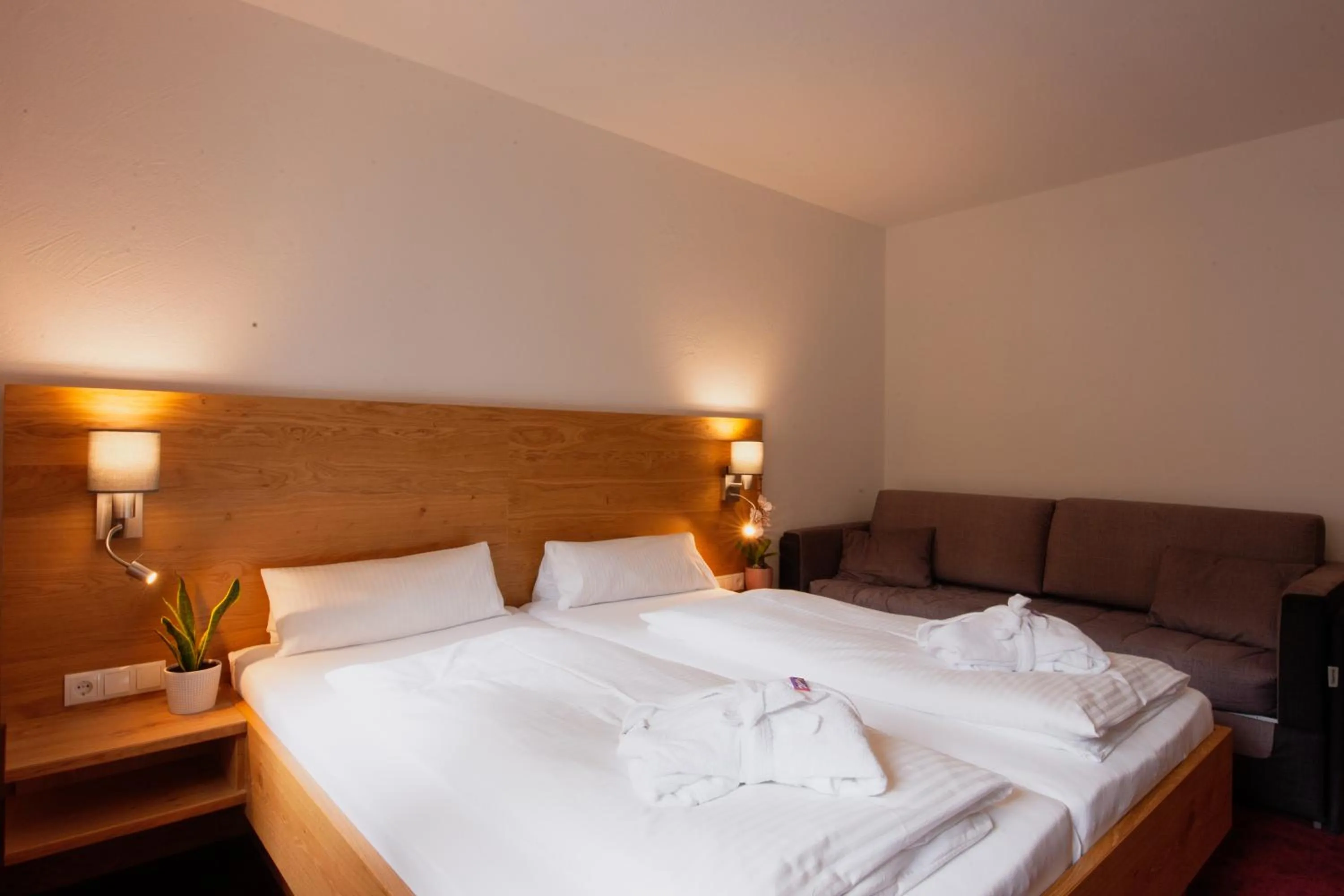 Bed in Erlebnishotel Fendels