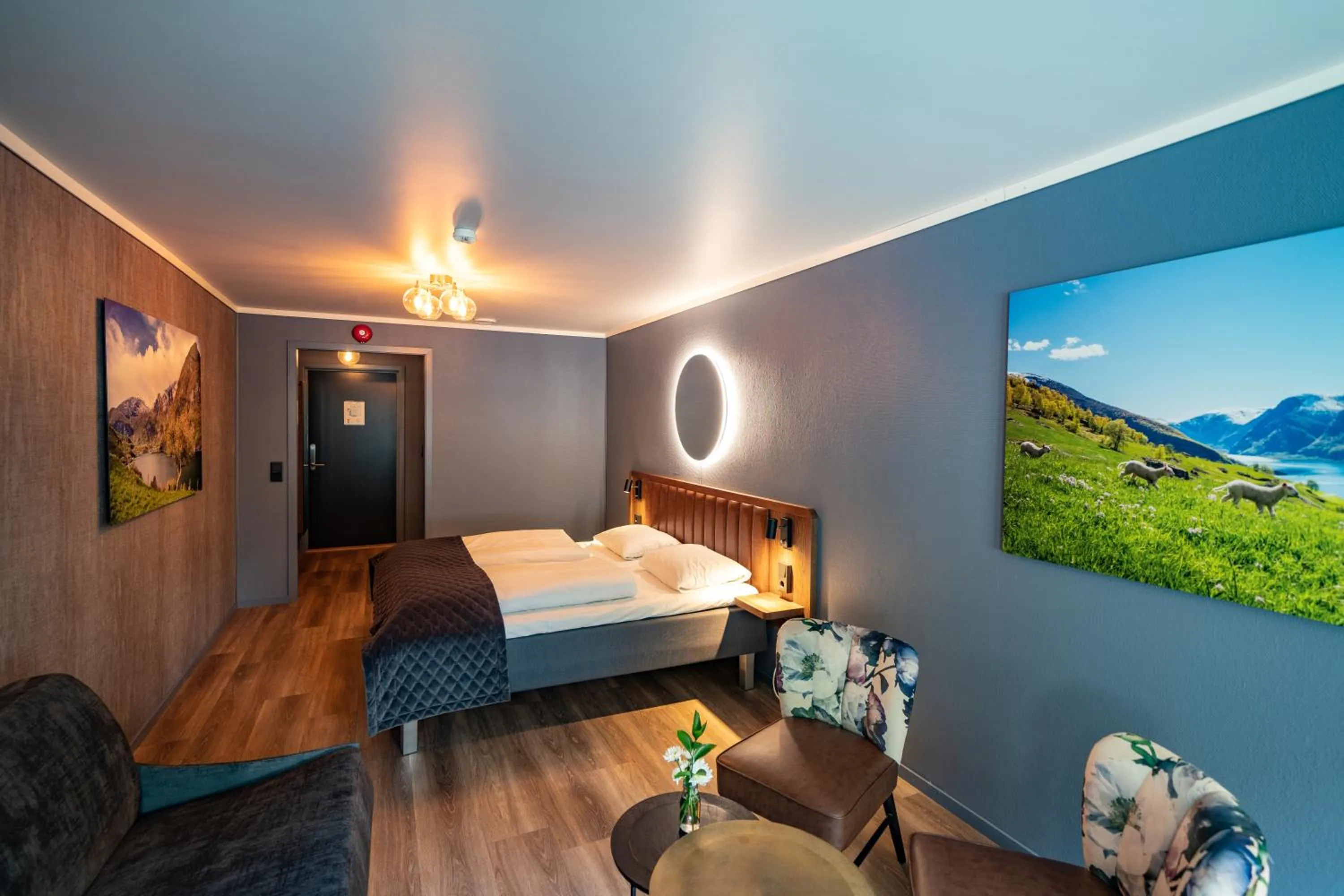 Family, Bed in Hotel Aurlandsfjord