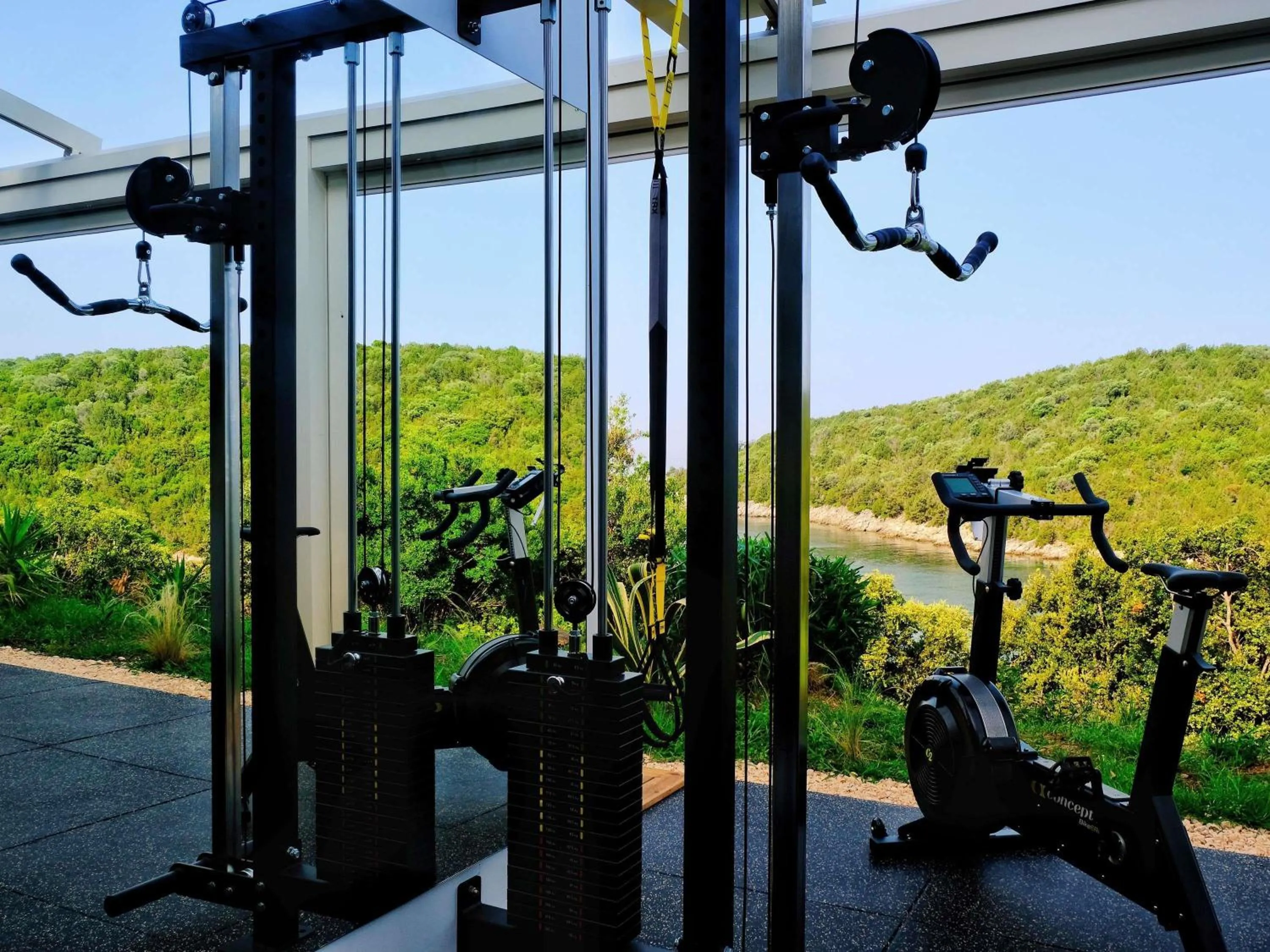 Fitness centre/facilities in Movenpick Resort Agios Nikolaos Sivota