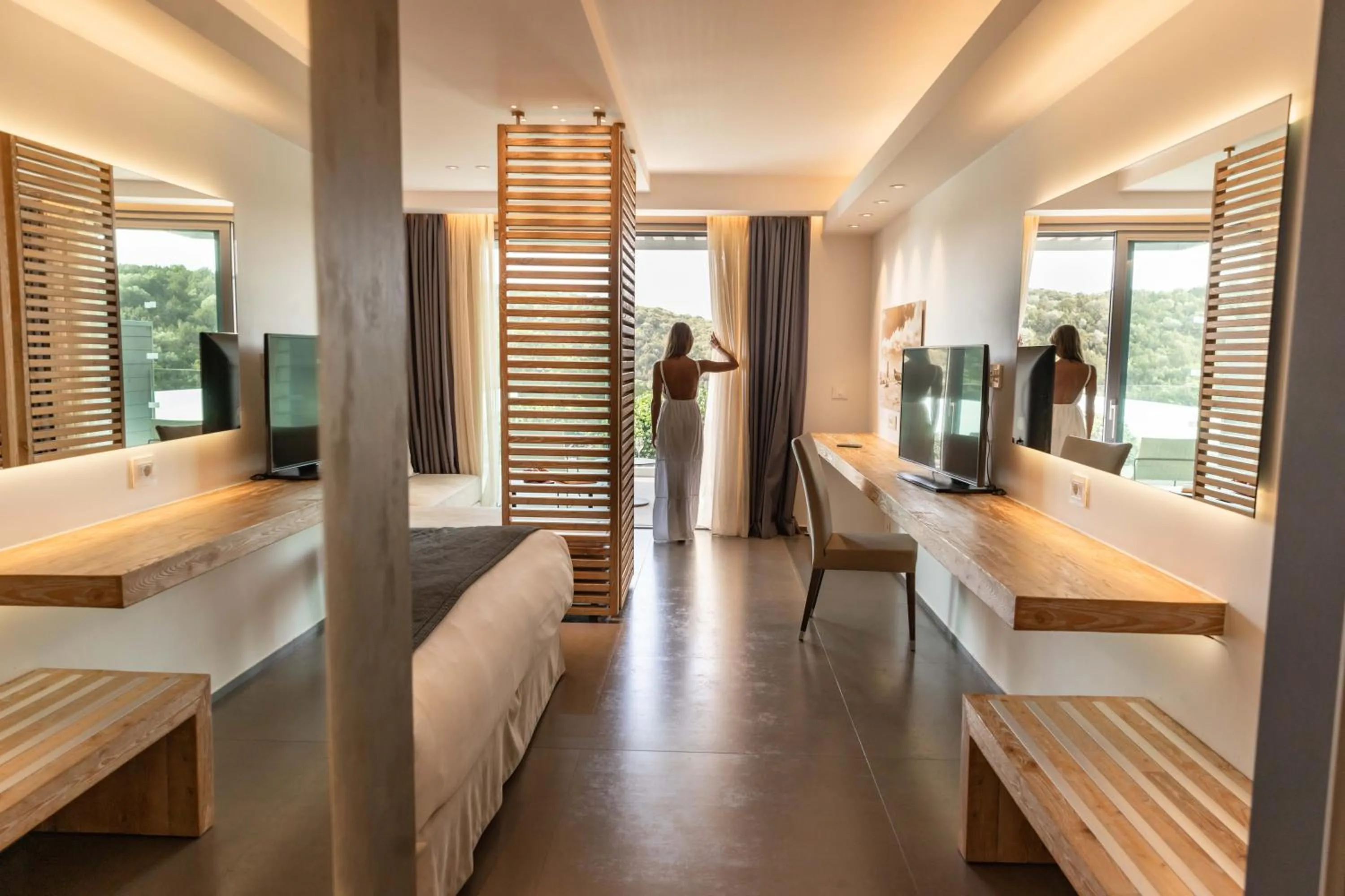 Bed in Movenpick Resort Agios Nikolaos Sivota