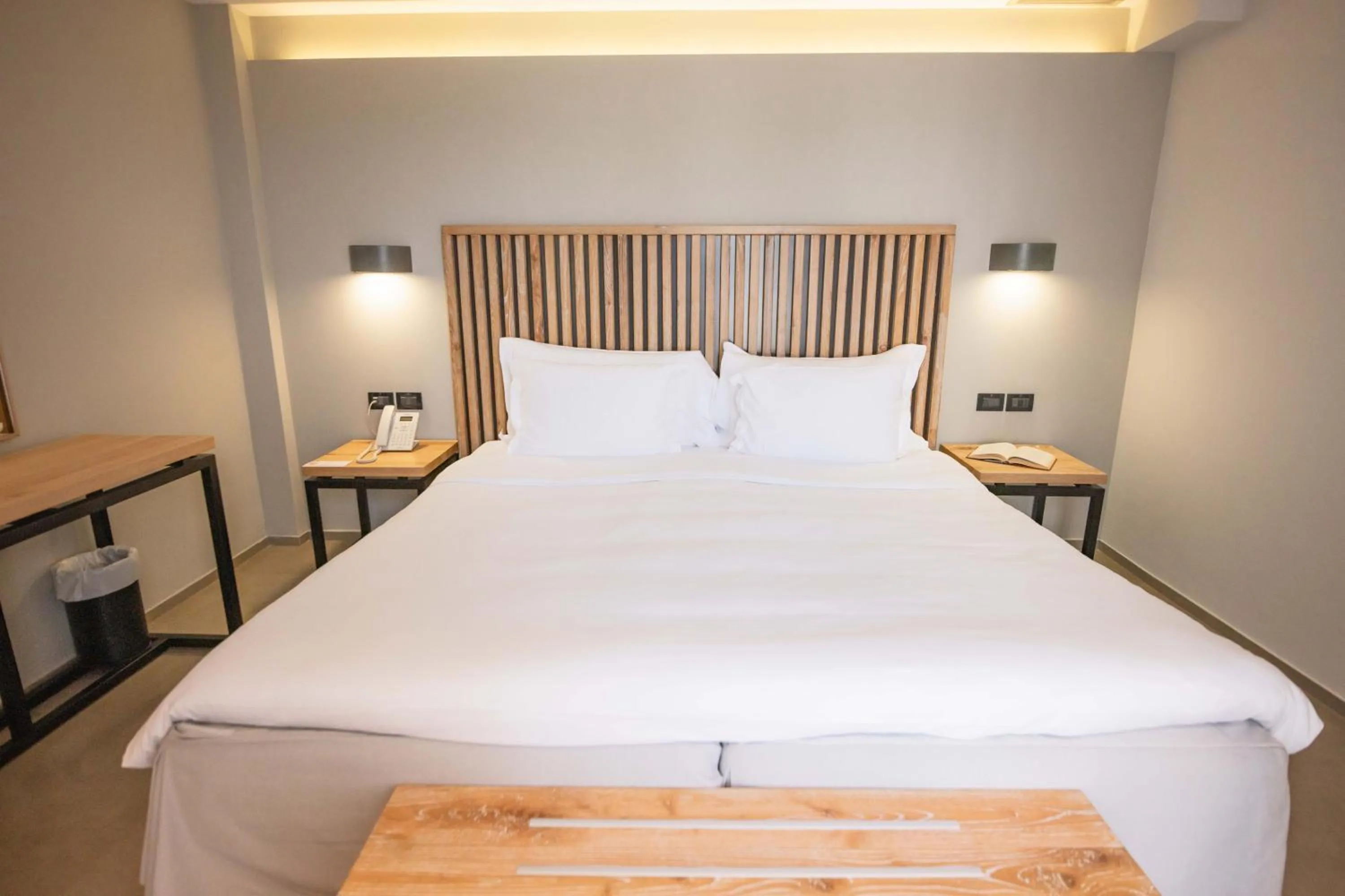 Bed in Movenpick Resort Agios Nikolaos Sivota