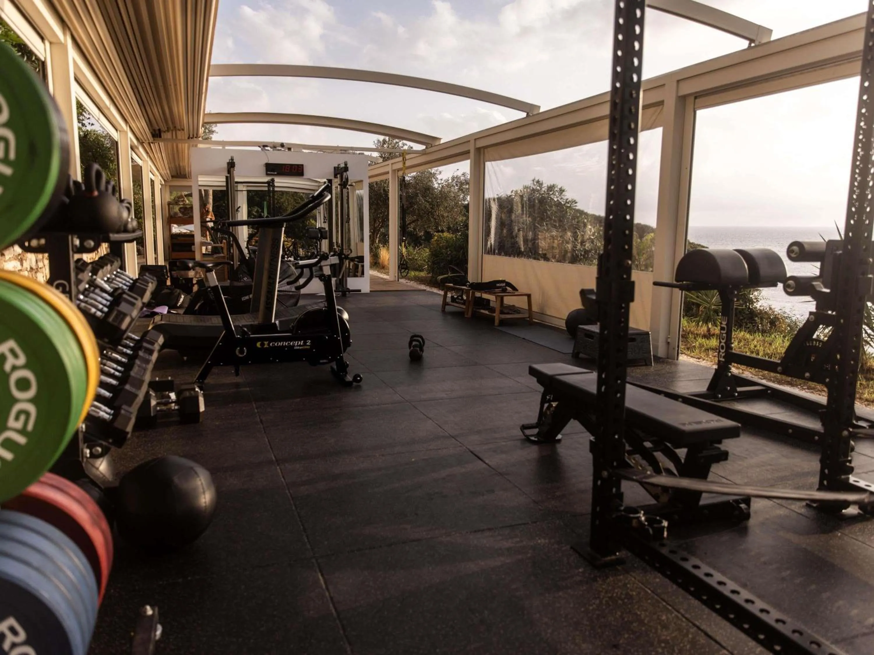 Fitness centre/facilities in Movenpick Resort Agios Nikolaos Sivota
