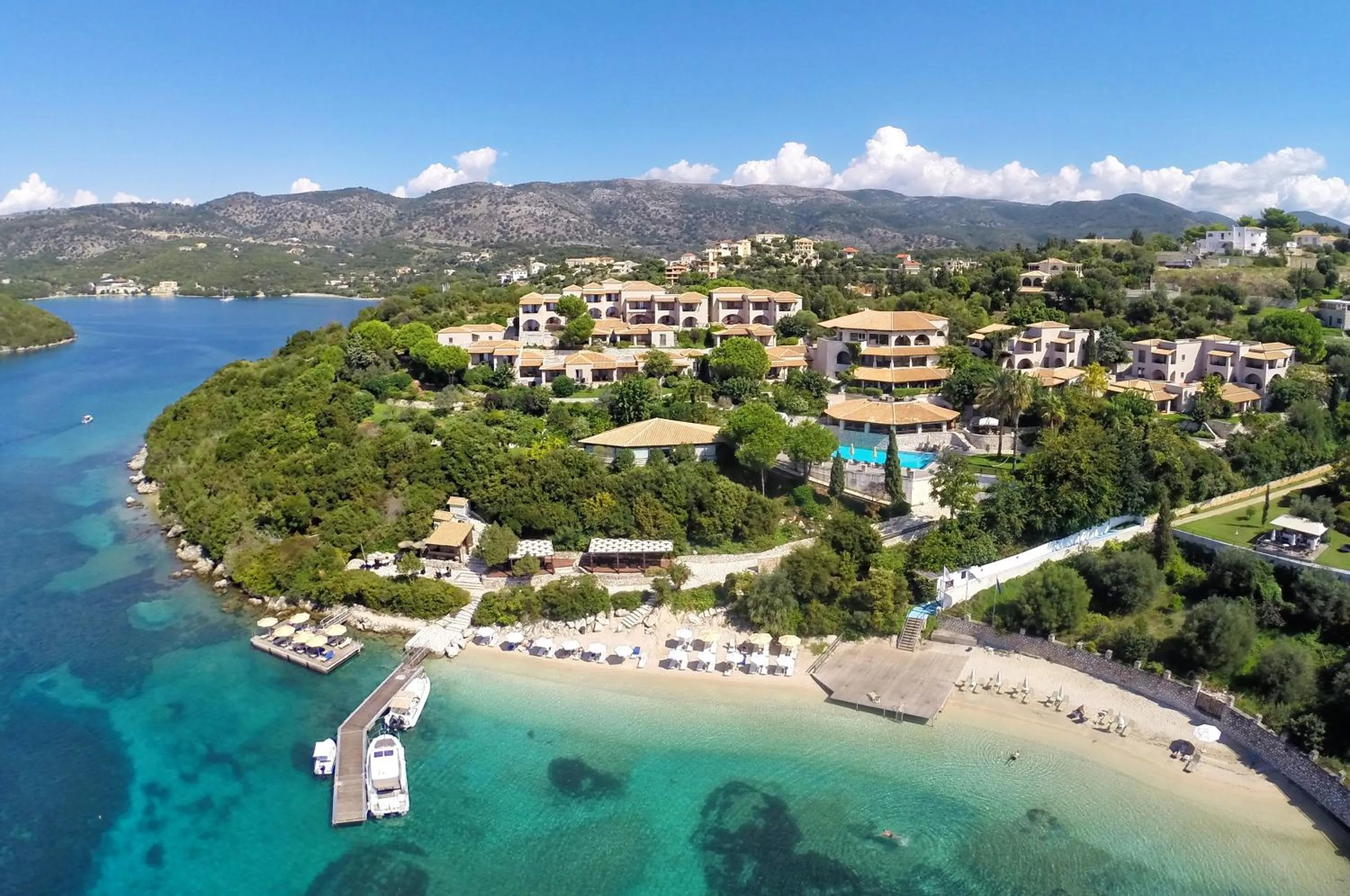 Bird's eye view in Movenpick Resort Agios Nikolaos Sivota