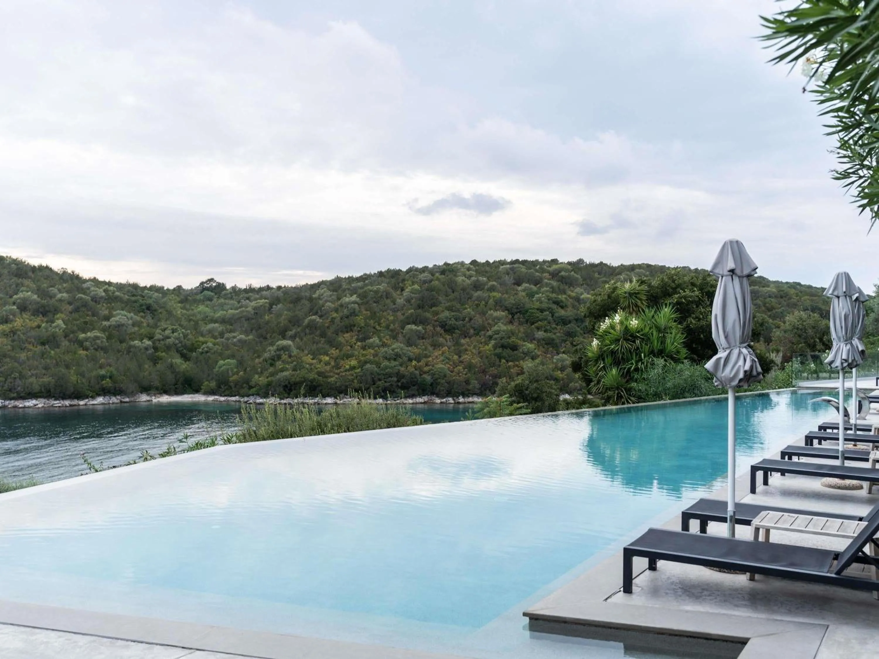 Pool view in Movenpick Resort Agios Nikolaos Sivota