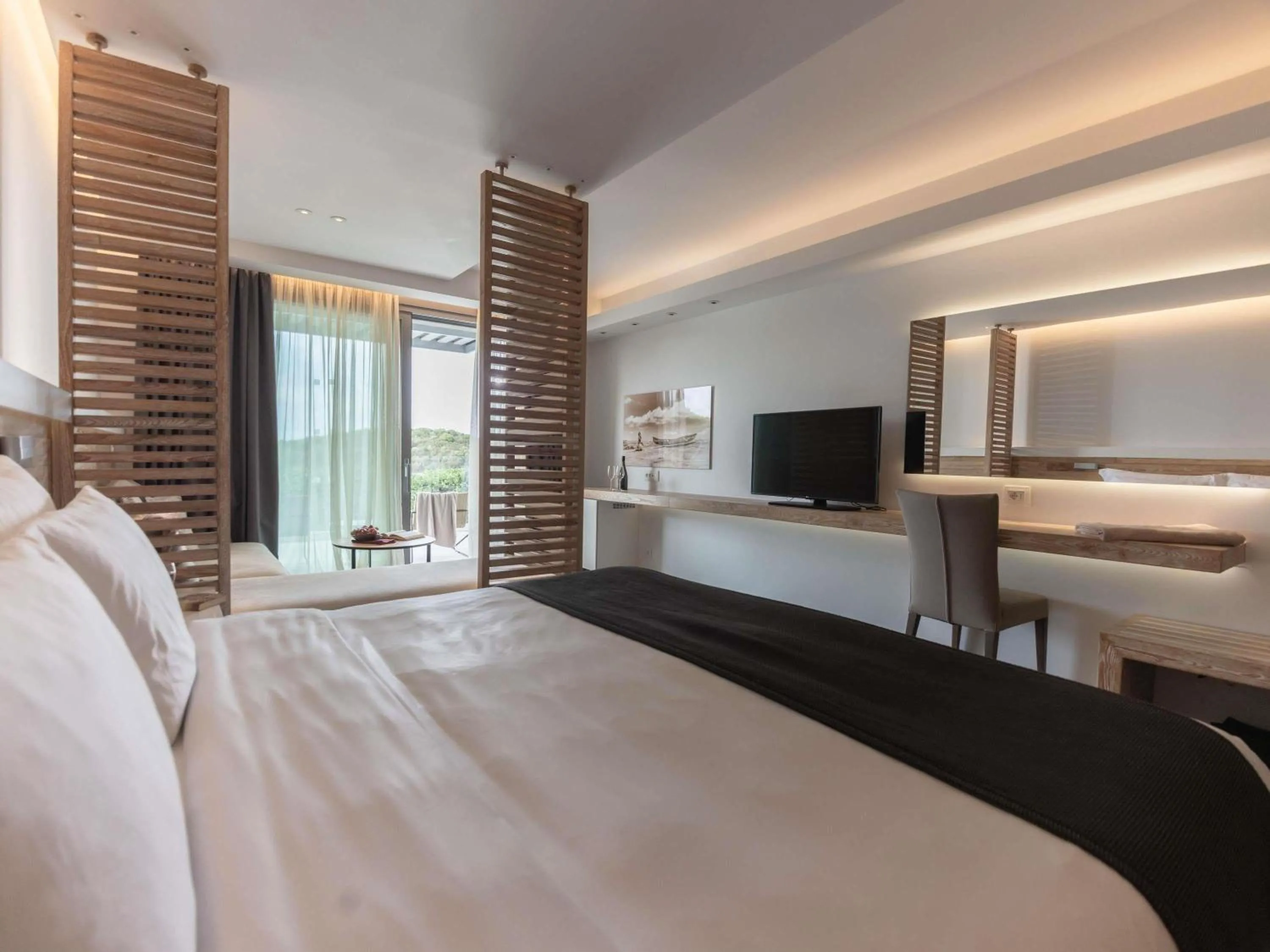 Bedroom, Bed in Movenpick Resort Agios Nikolaos Sivota