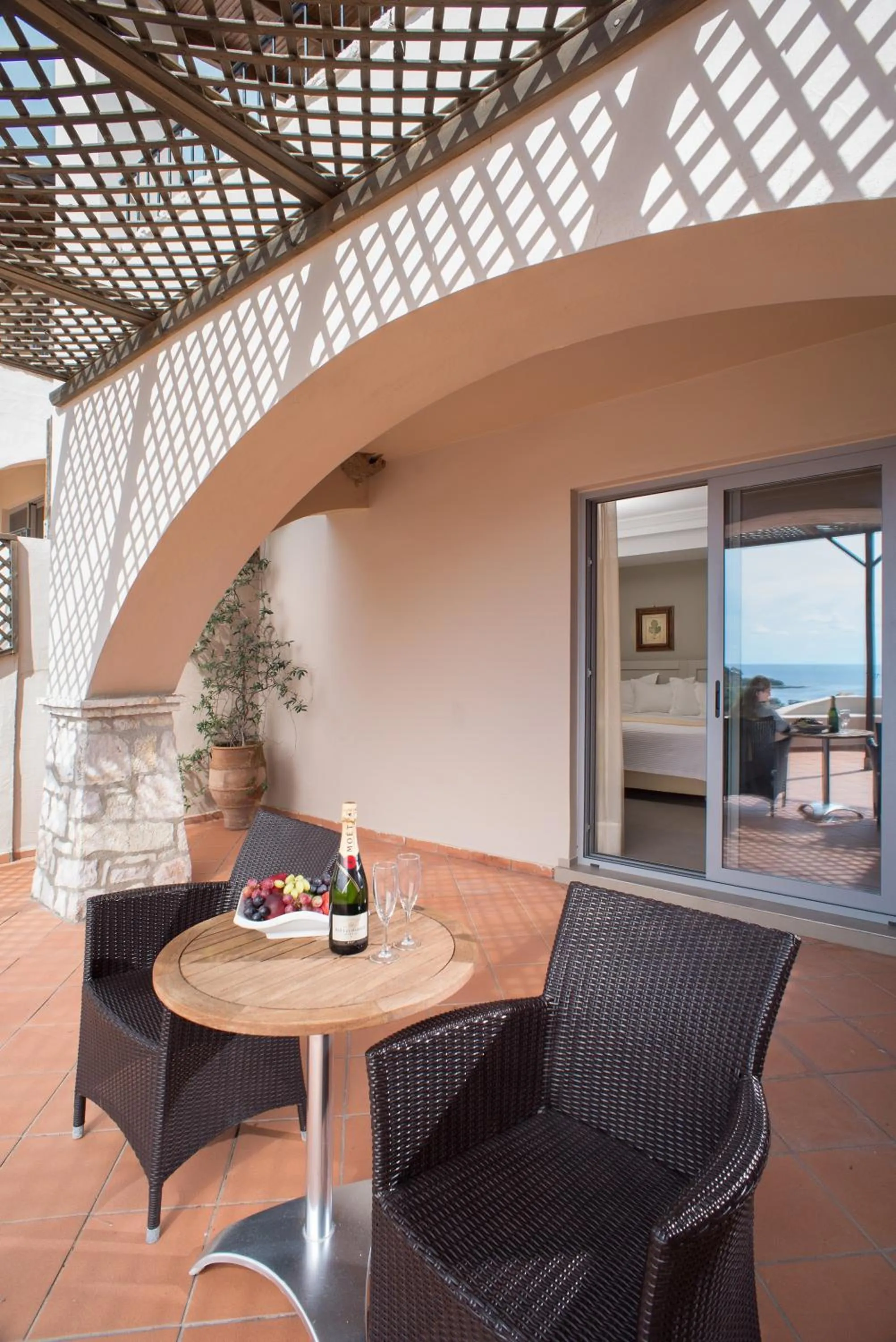 Balcony/Terrace in Movenpick Resort Agios Nikolaos Sivota