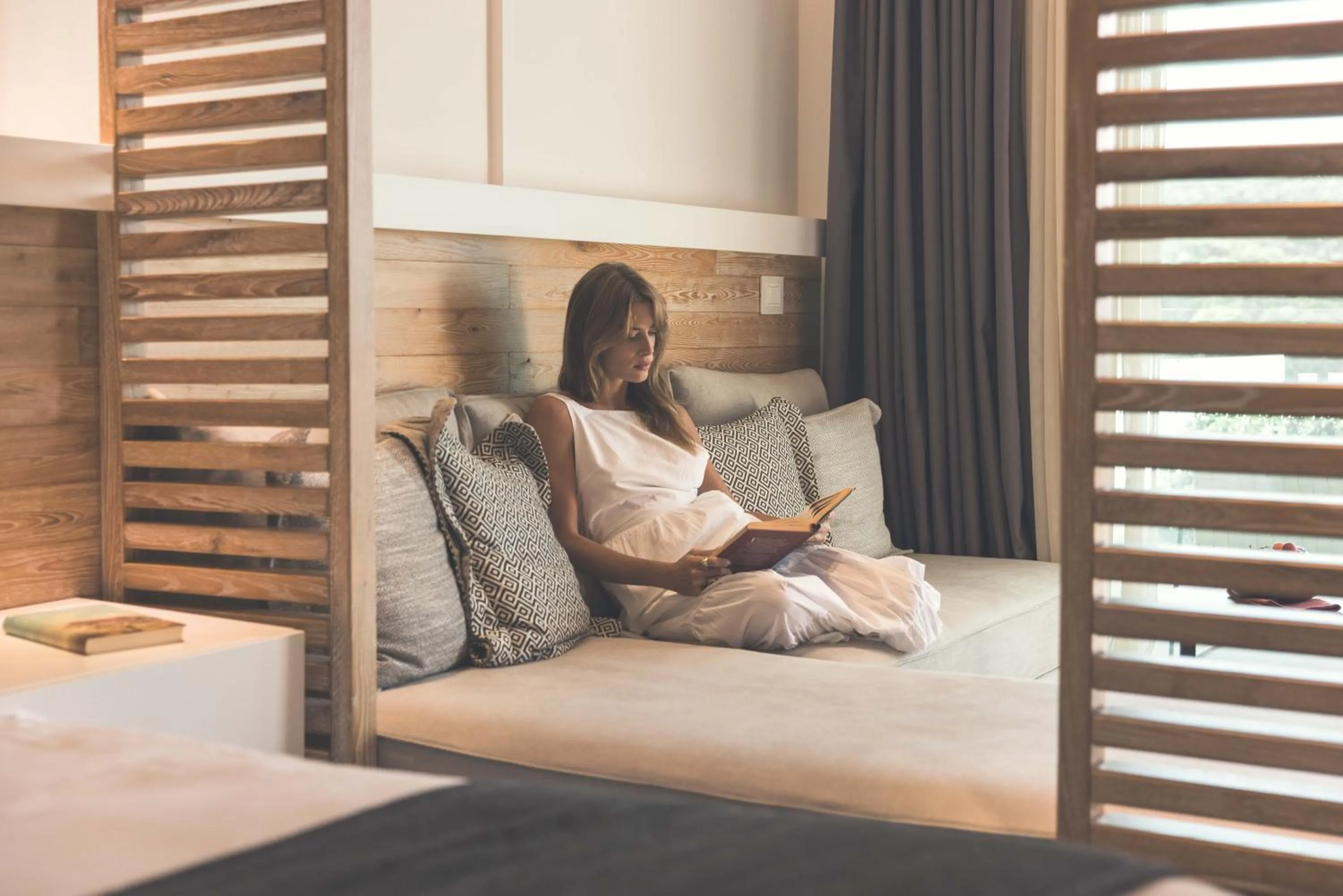 People, Bed in Movenpick Resort Agios Nikolaos Sivota