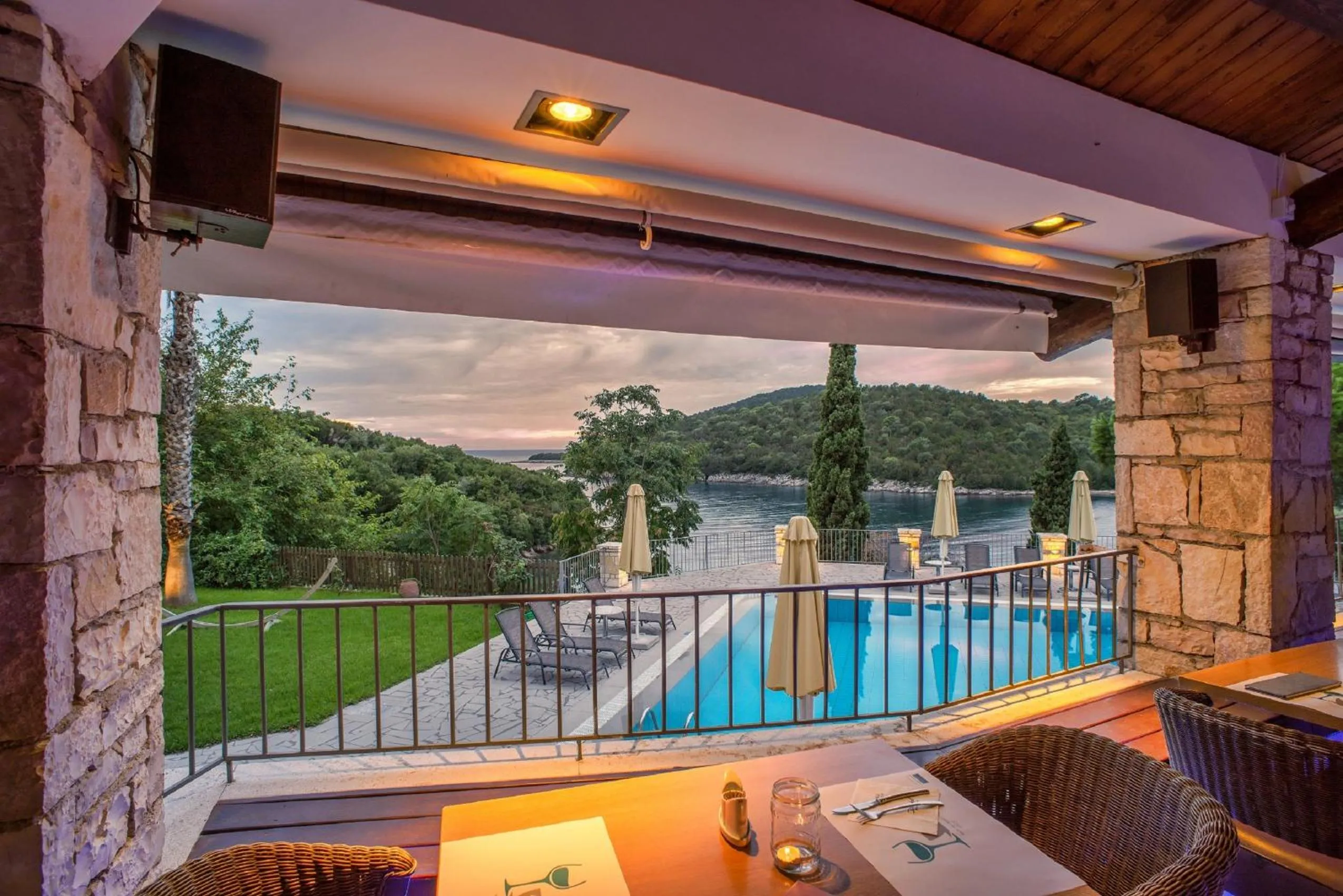 Sunset in Movenpick Resort Agios Nikolaos Sivota