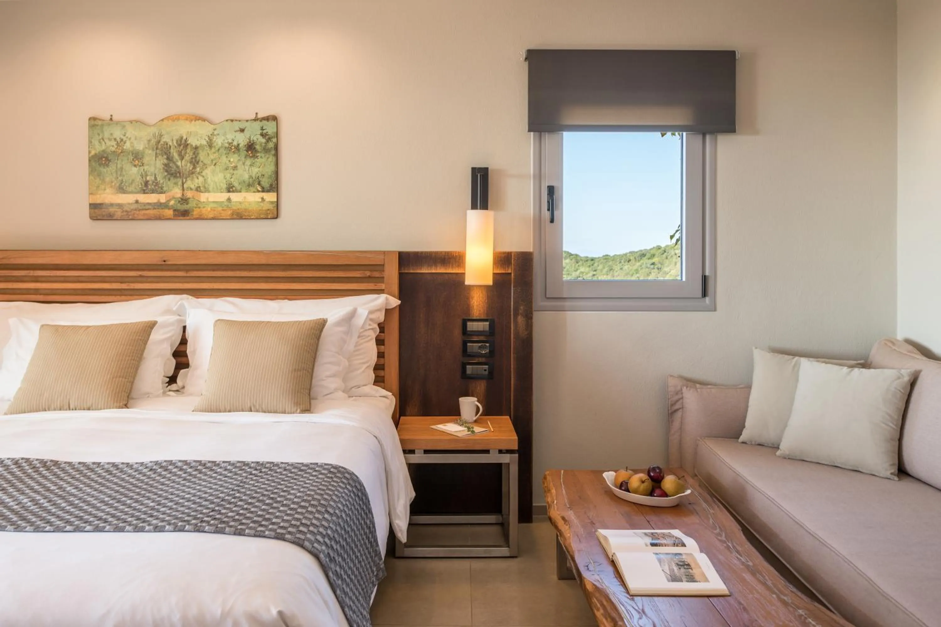 Bed in Movenpick Resort Agios Nikolaos Sivota