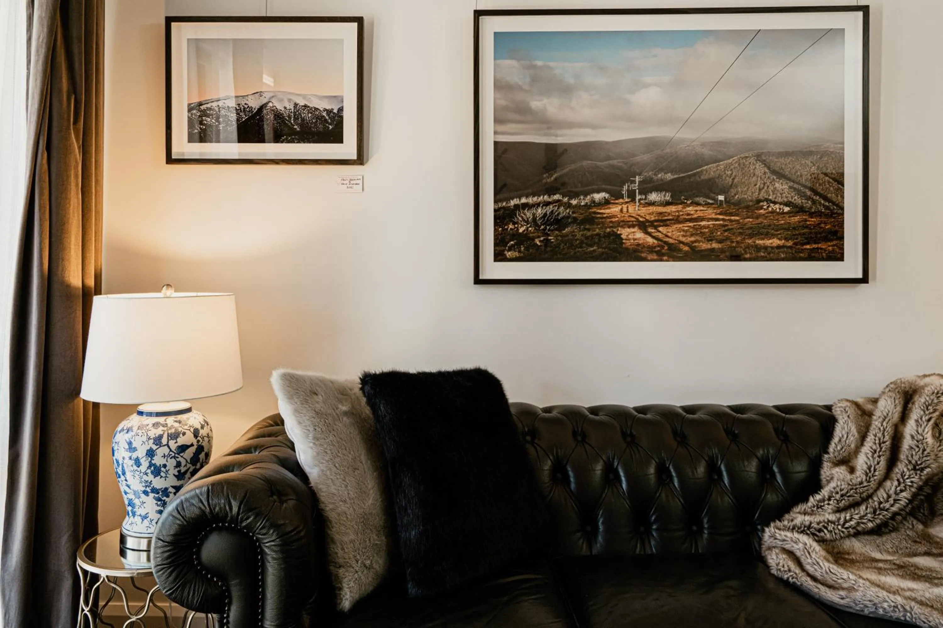 Seating area in Daylesford Art Motel