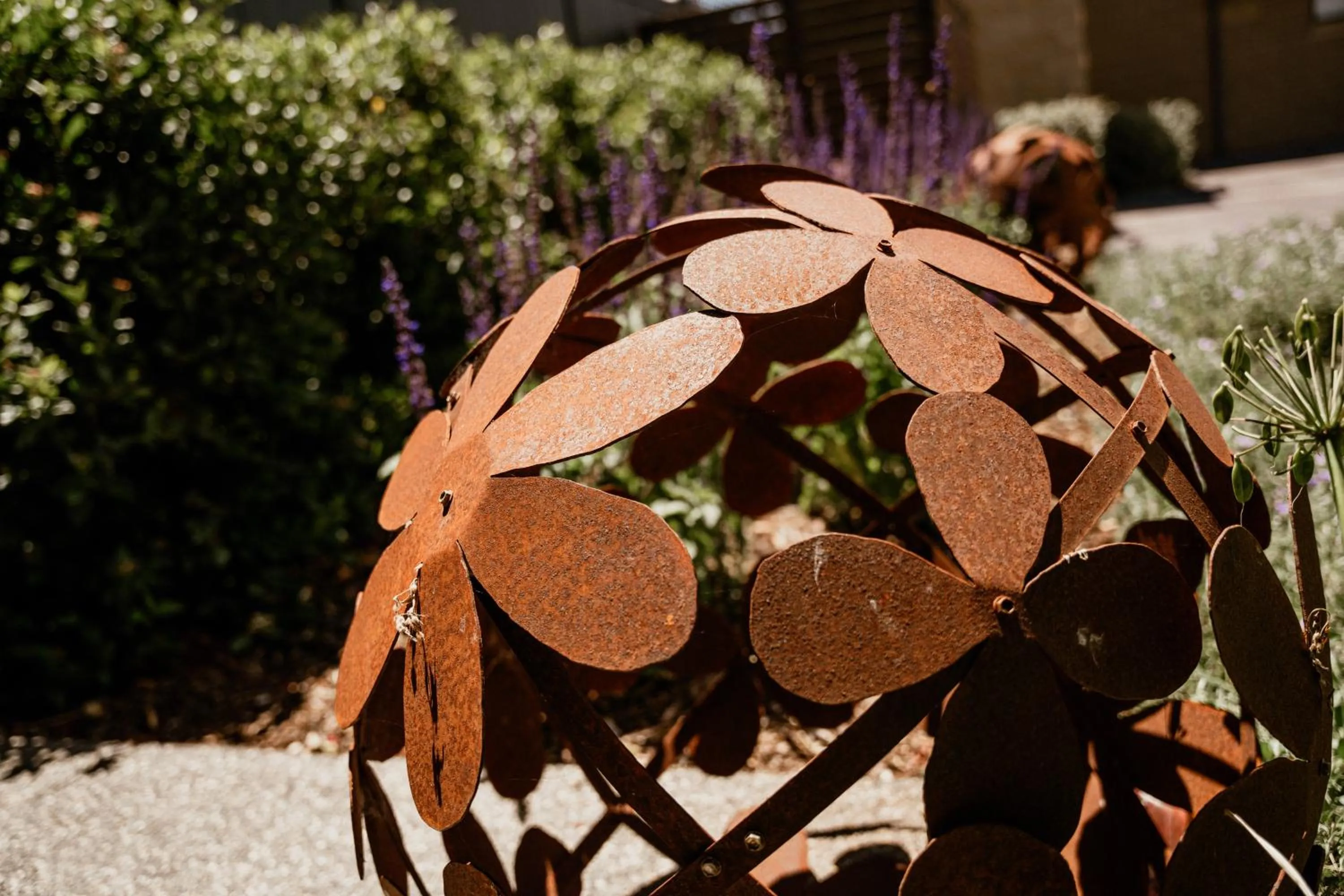 Garden view in Daylesford Art Motel