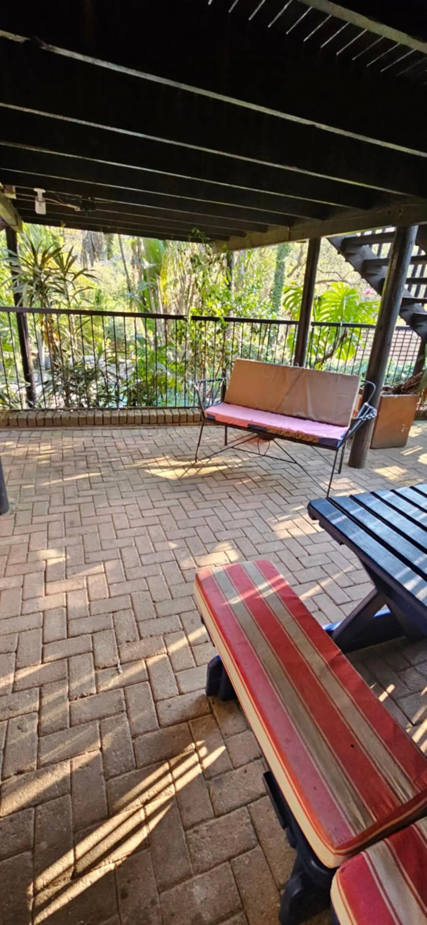 Patio in Old Vic Travellers Inn Nelspruit