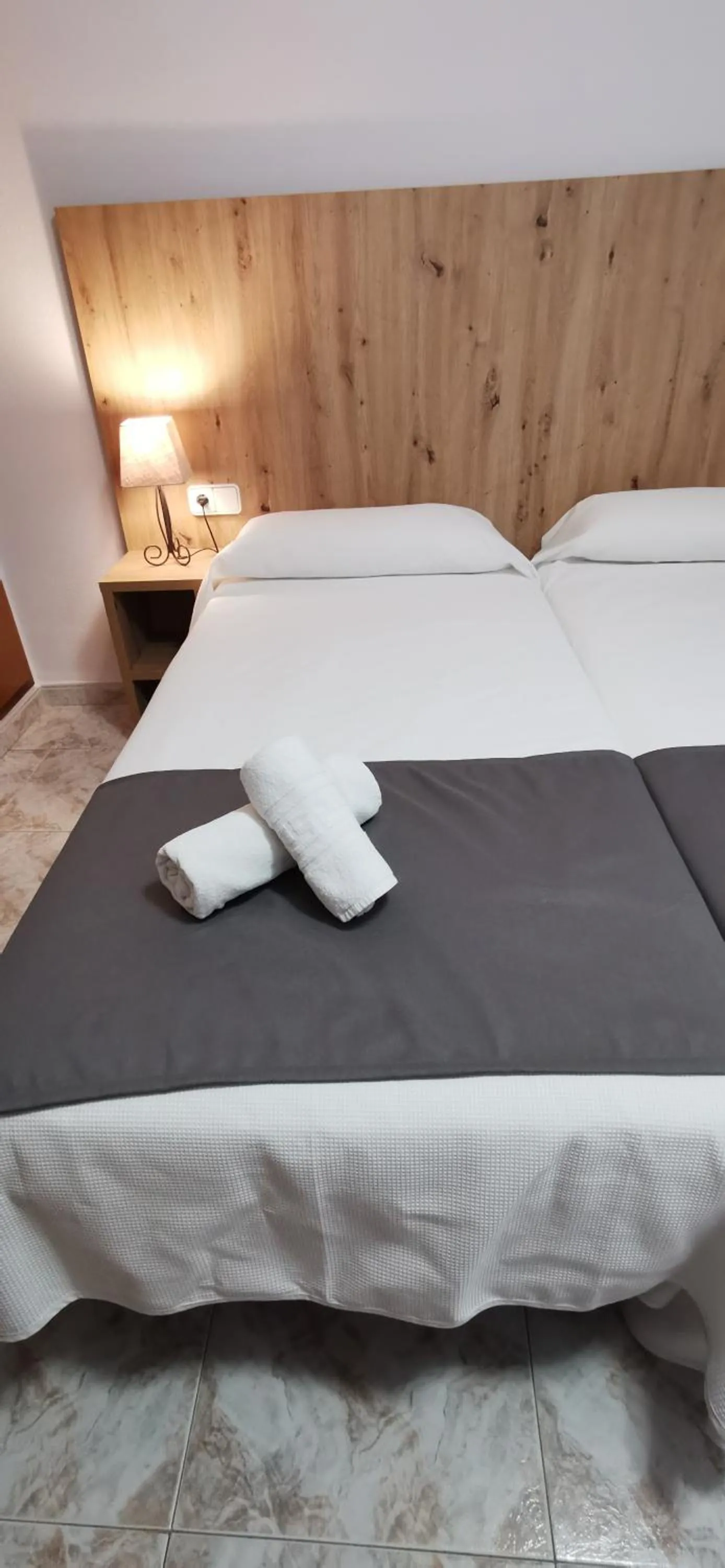 Bed in Hostal Santa Clara