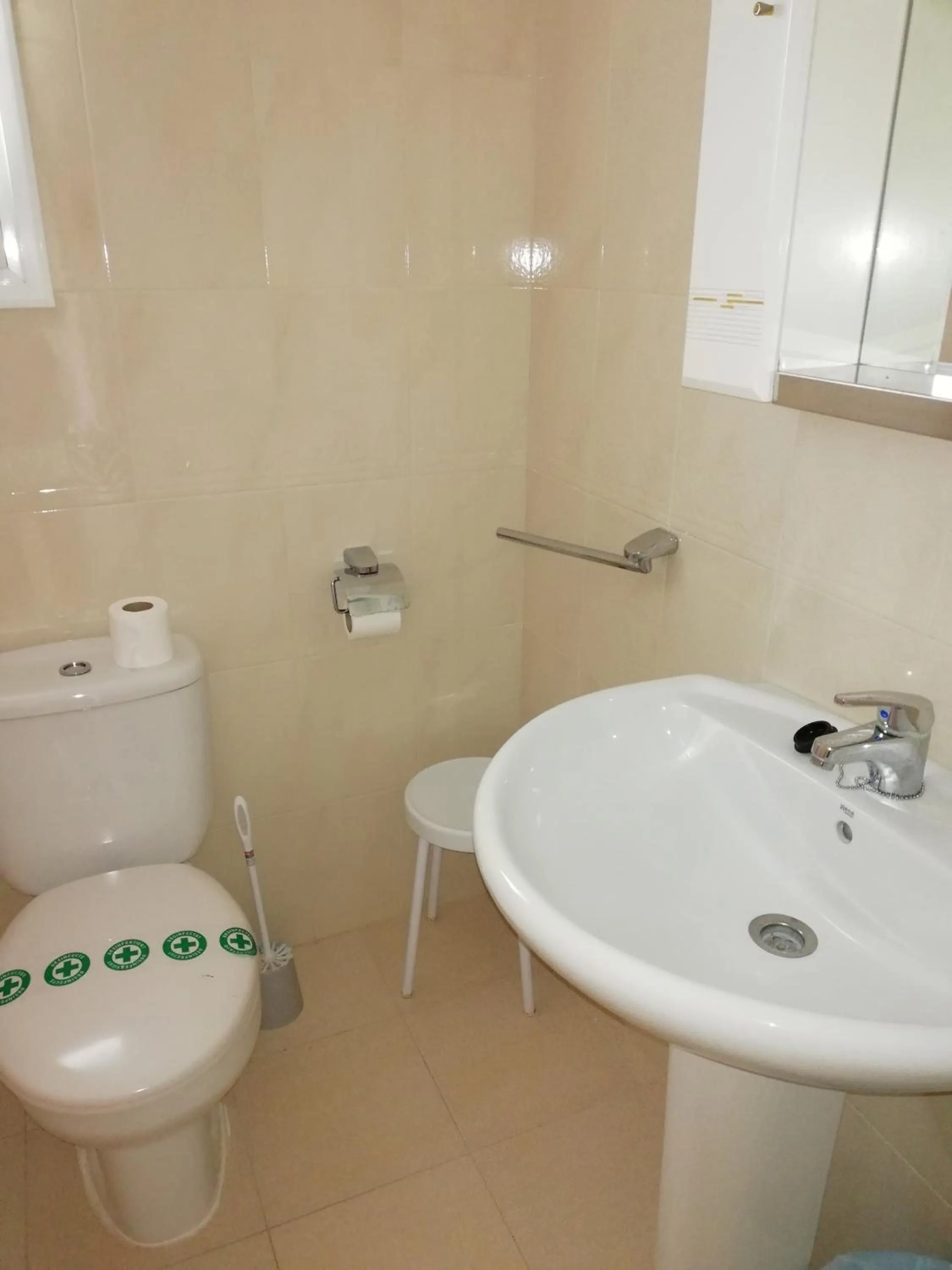 Toilet in Hostal Santa Clara