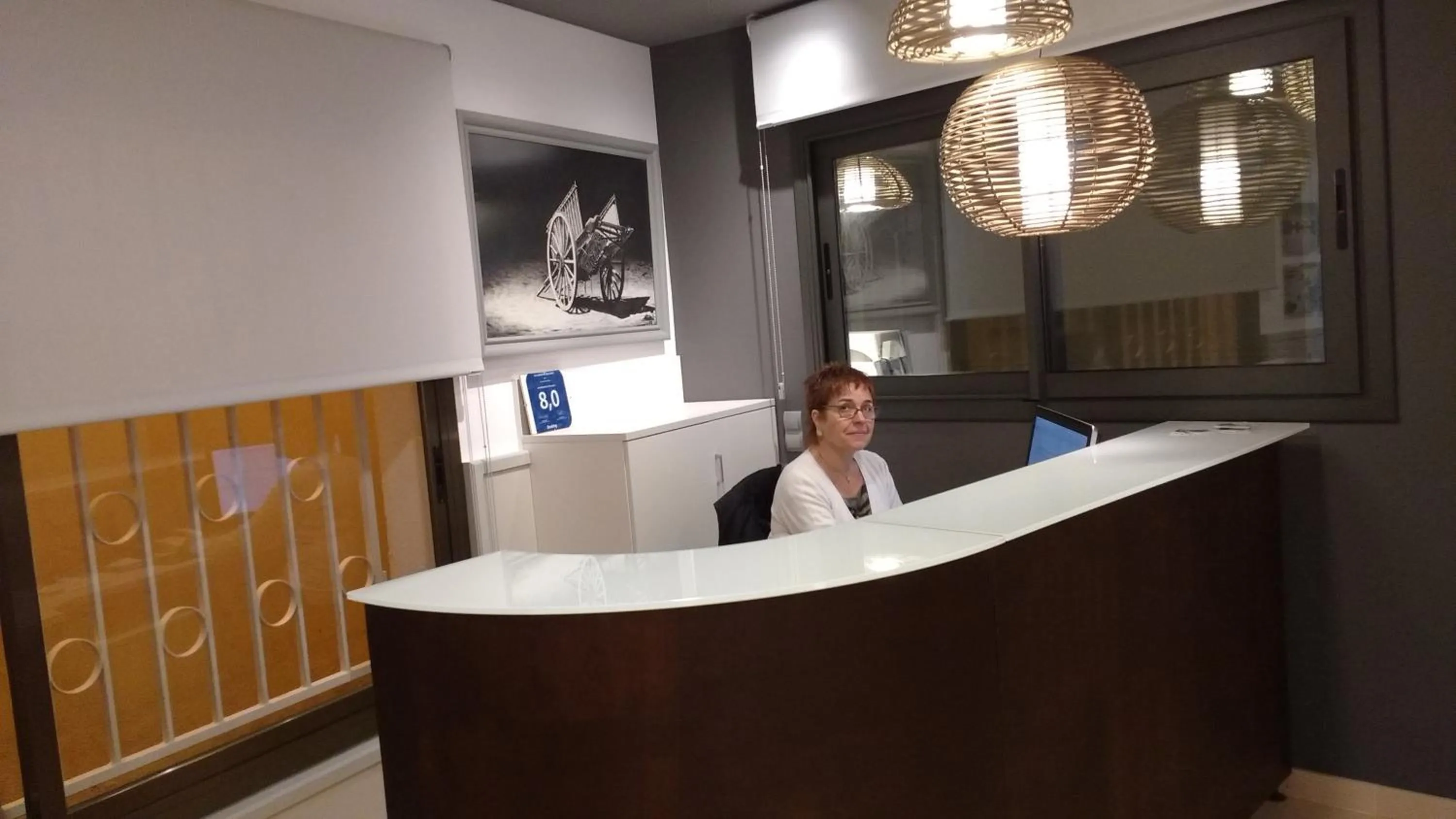 Lobby or reception in Hostal Santa Clara