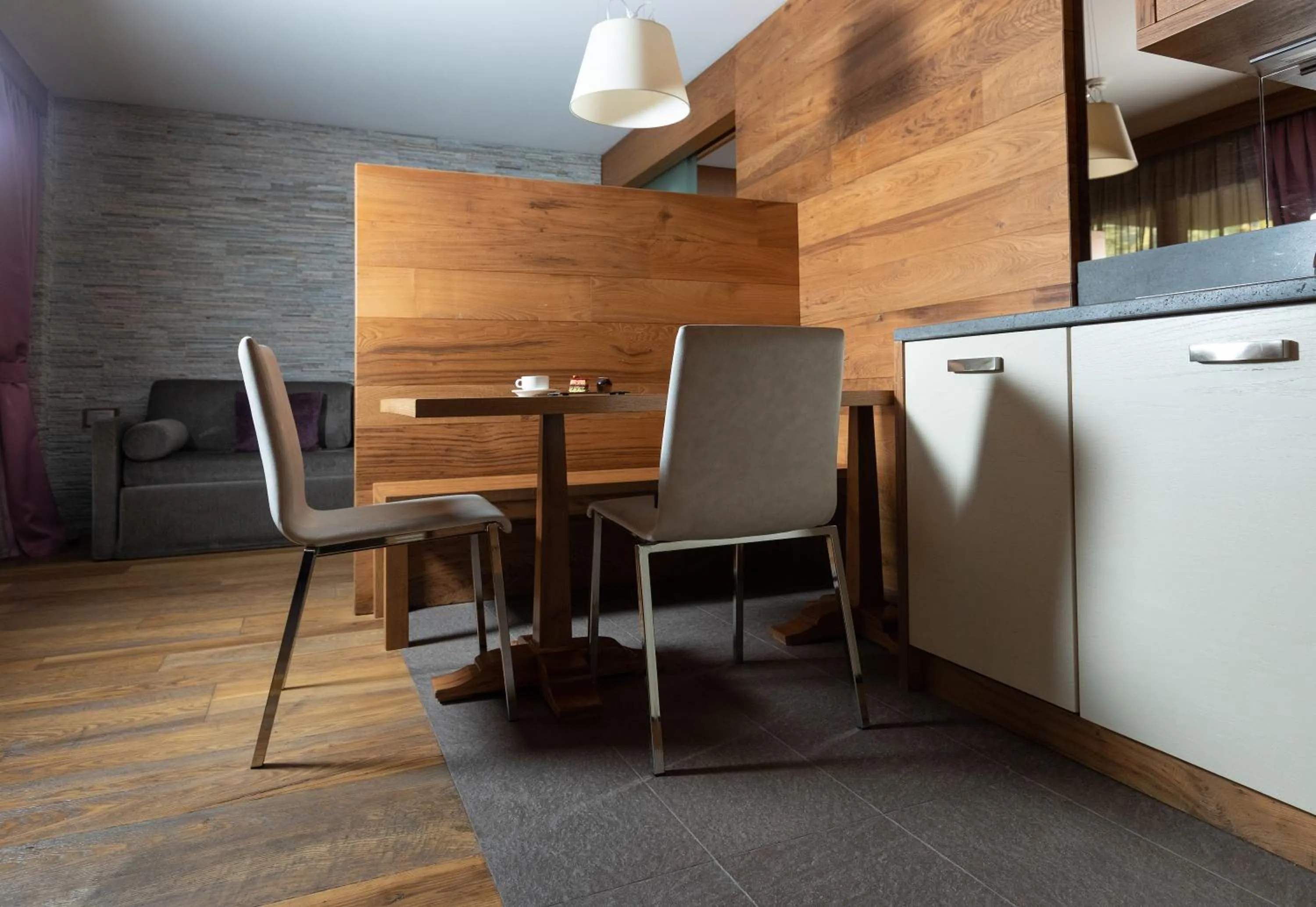 Dining area in Sottovento Luxury Hospitality