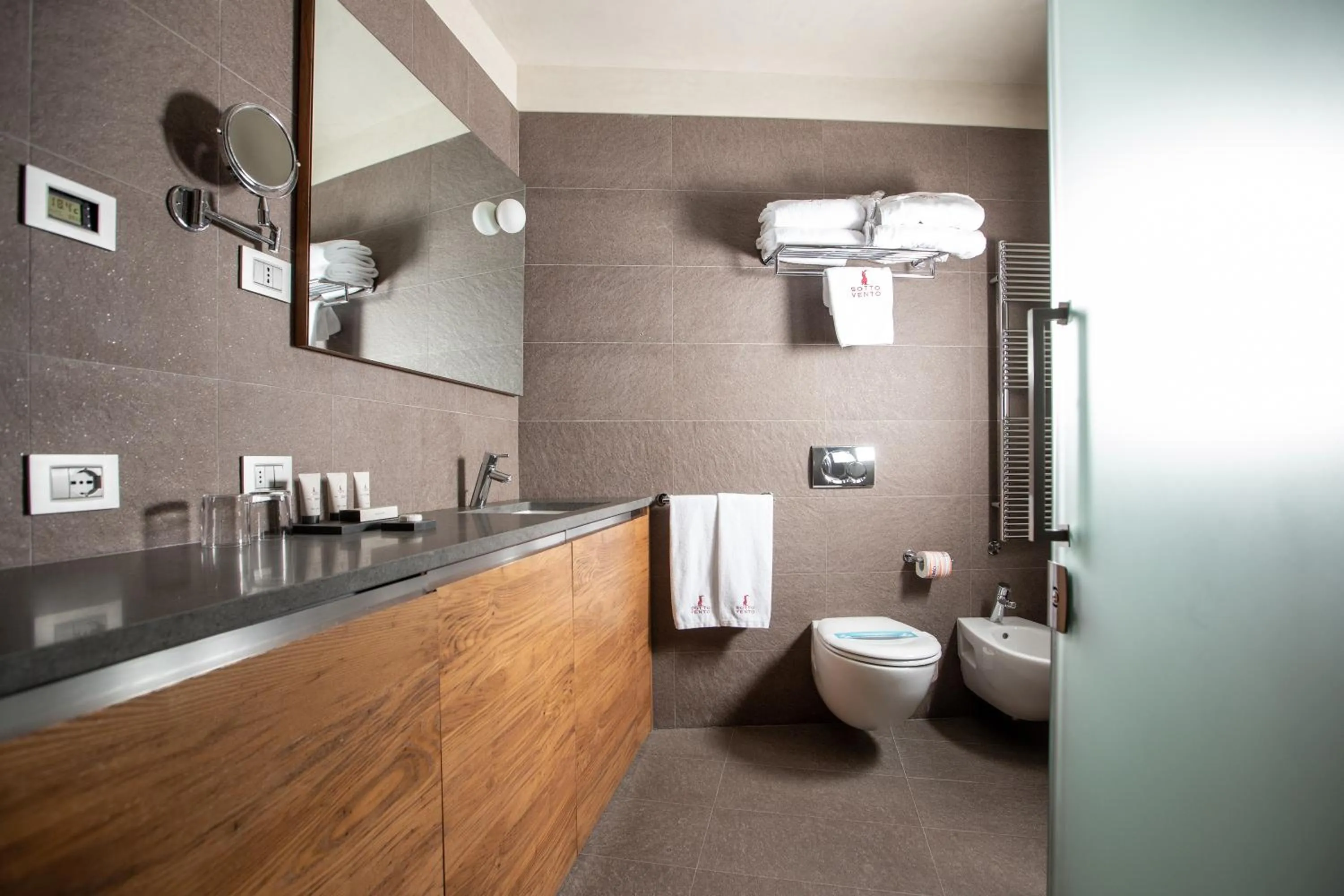 Bathroom in Sottovento Luxury Hospitality