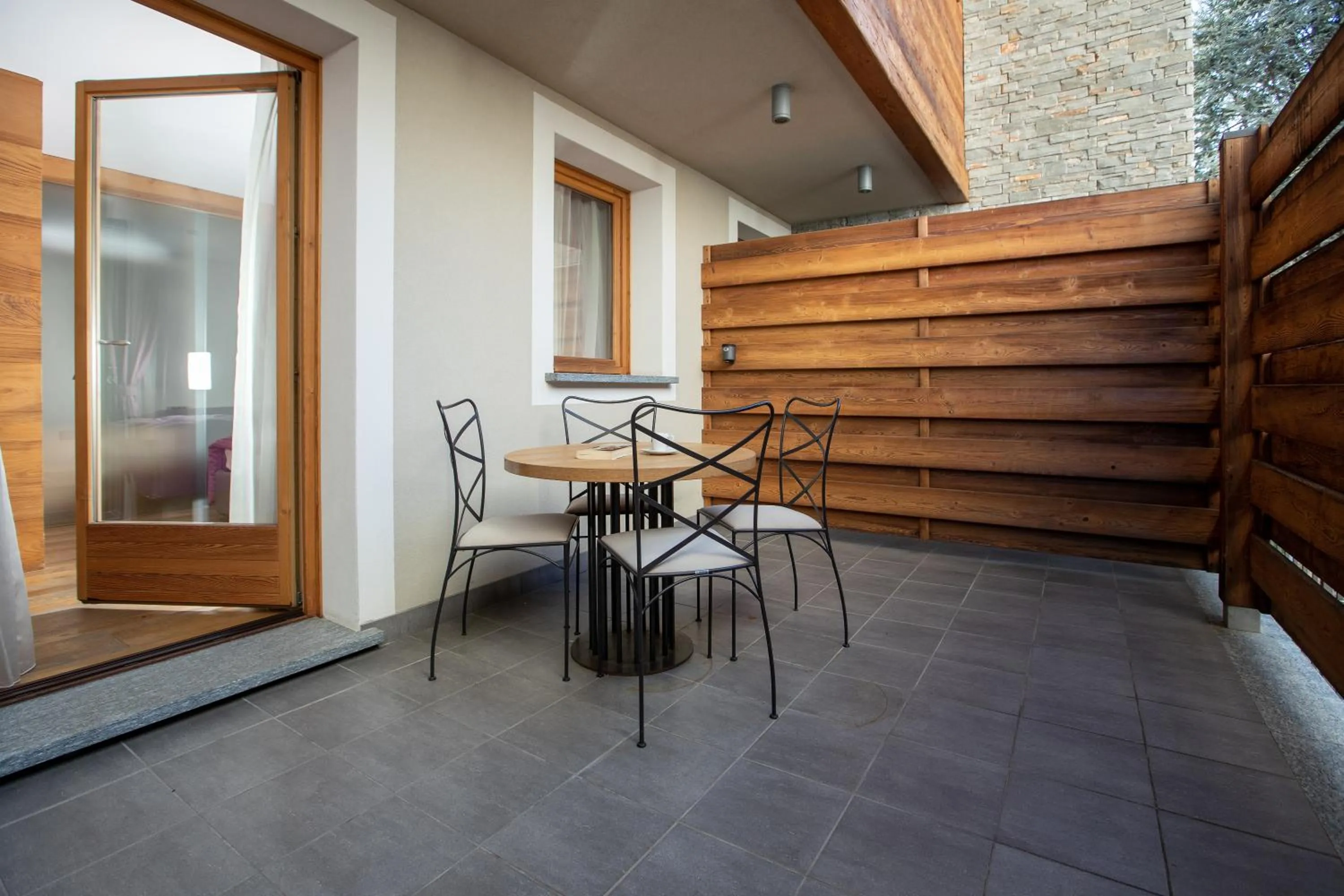 Patio in Sottovento Luxury Hospitality