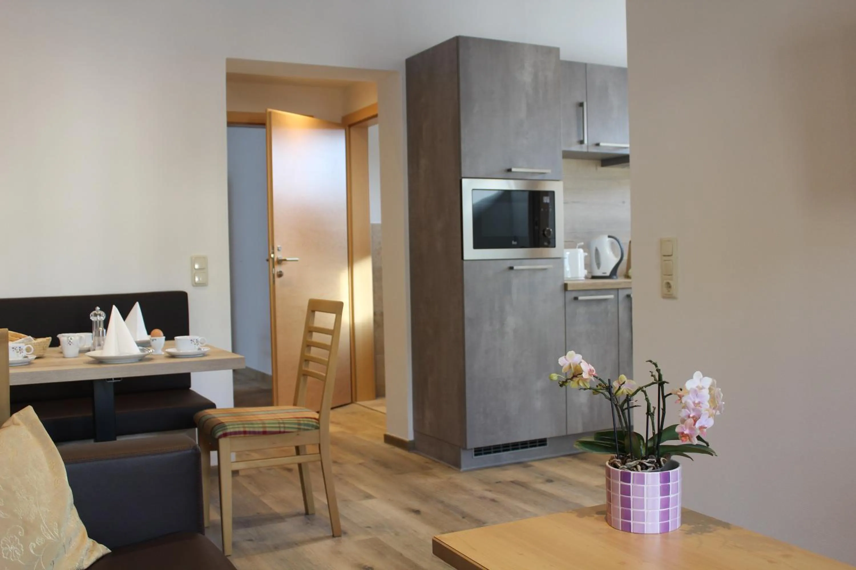 Kitchen or kitchenette in Pension Norika