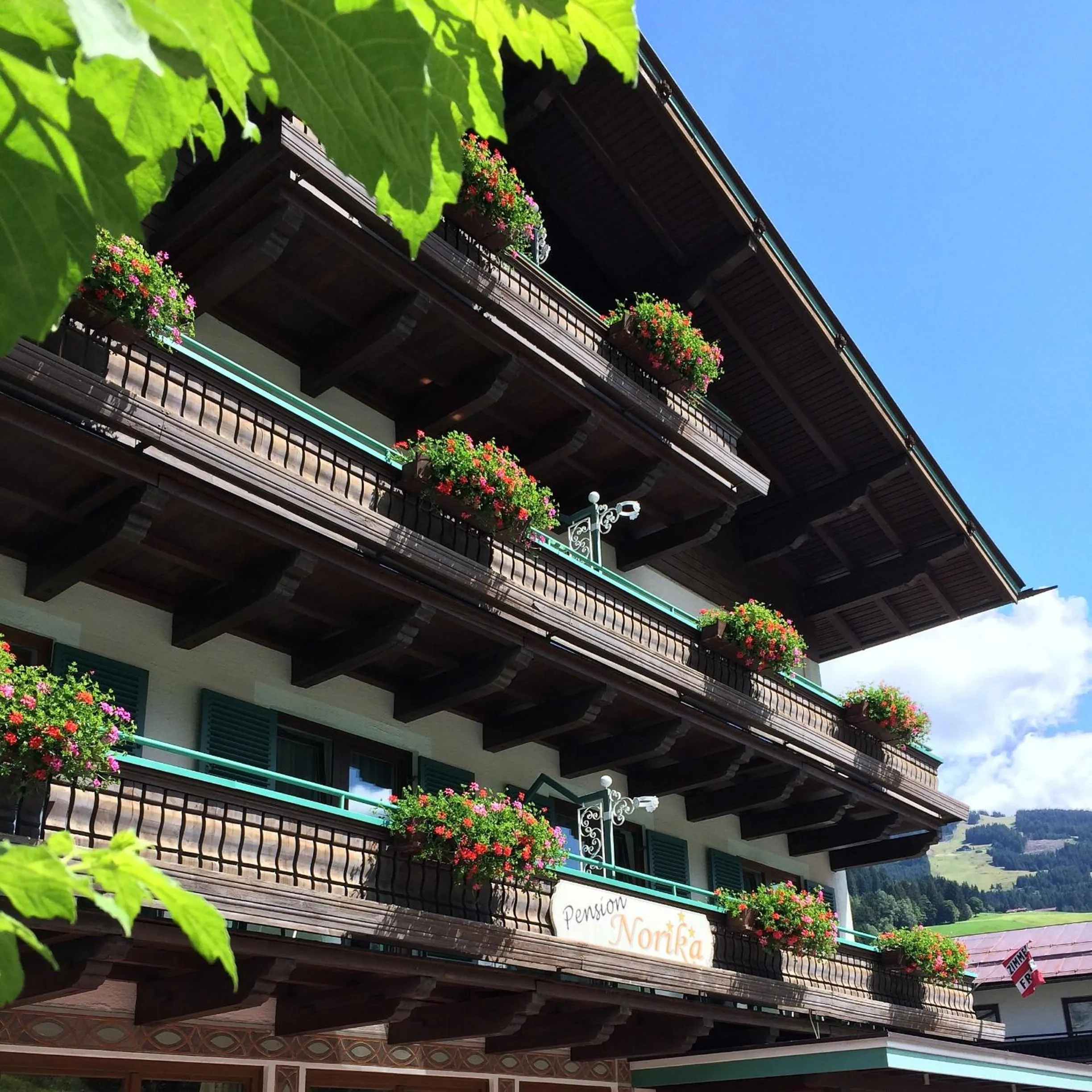 Balcony/Terrace in Pension Norika