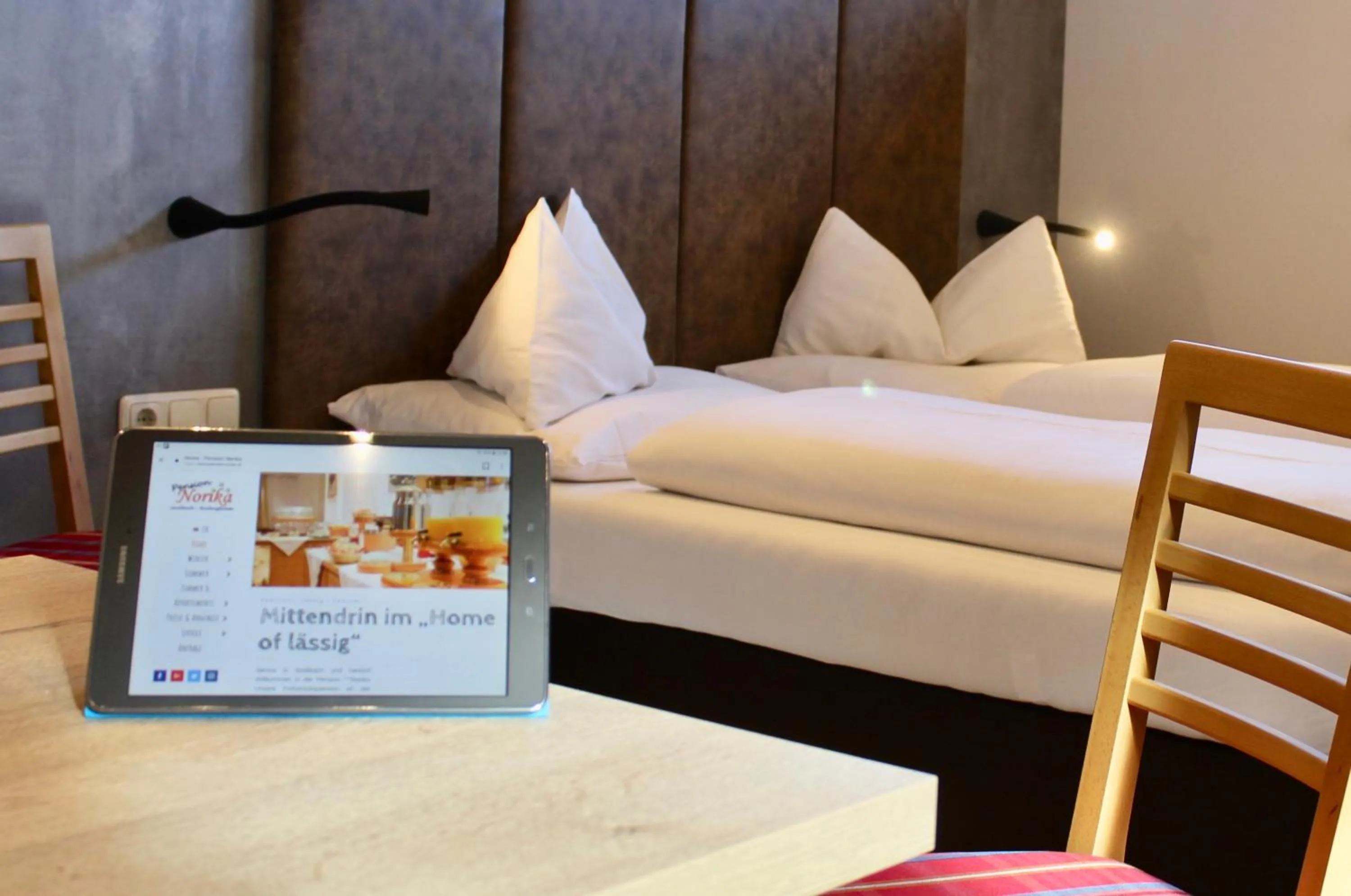 Bed in Pension Norika