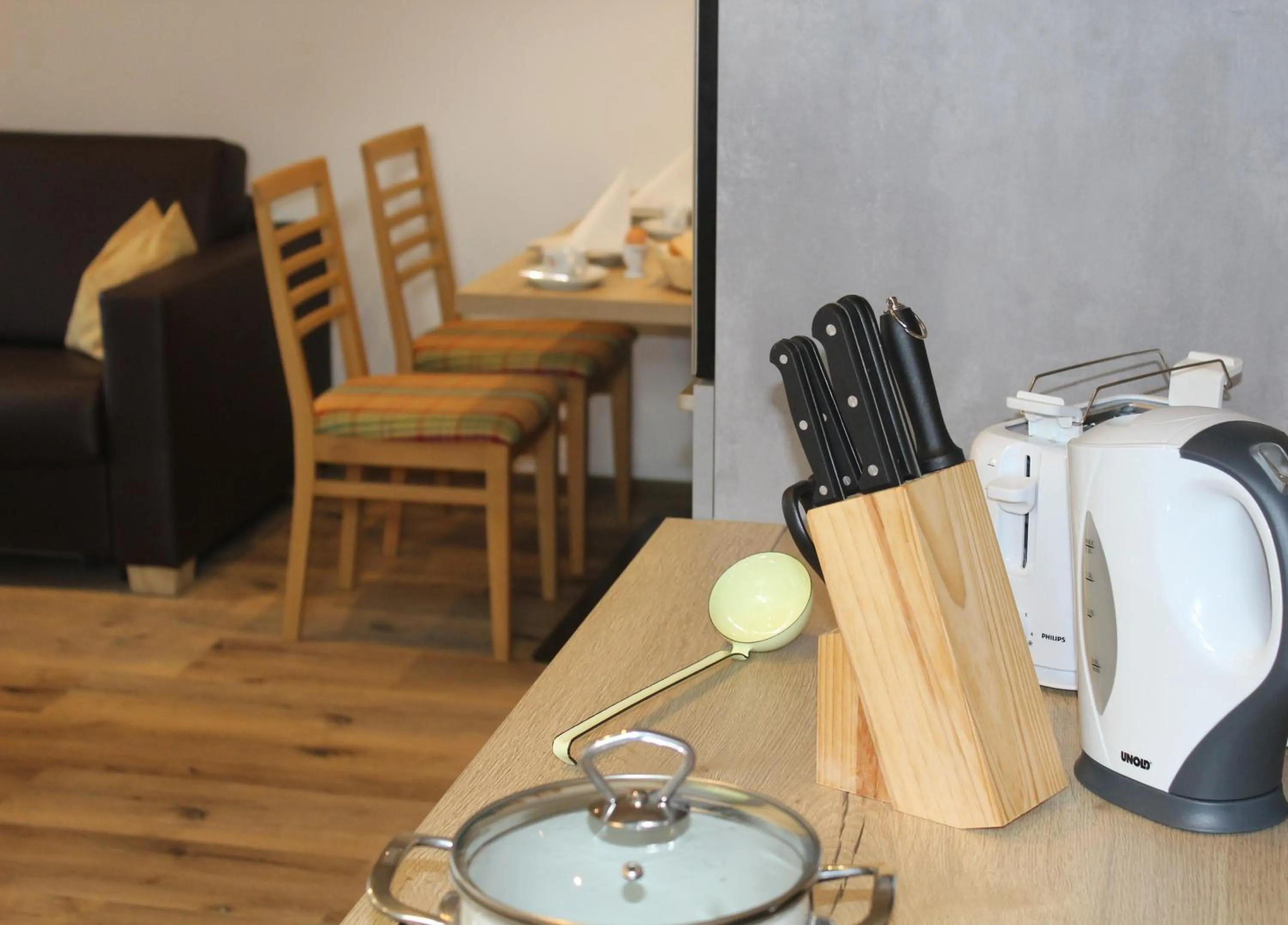 Kitchen or kitchenette in Pension Norika