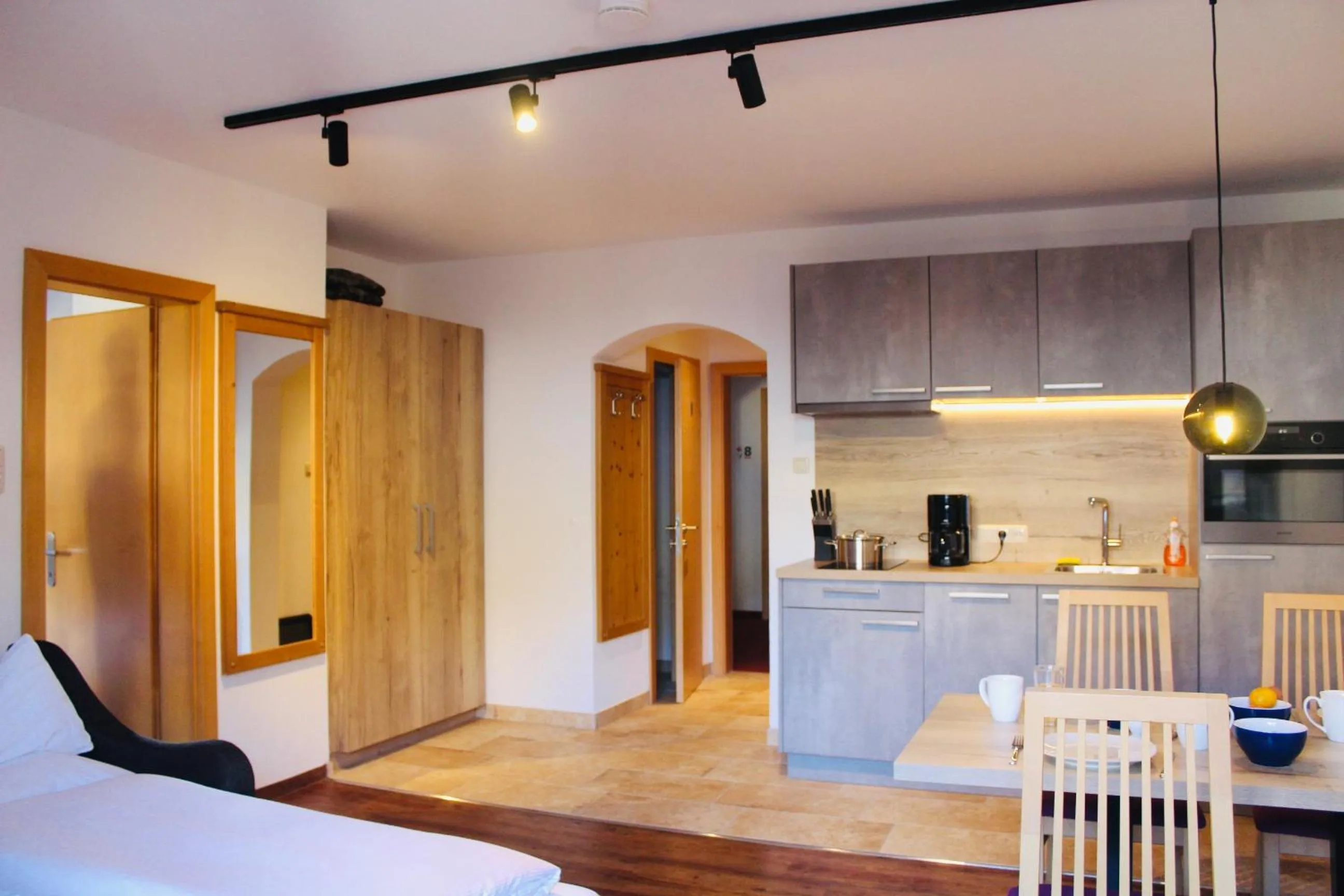 Kitchen or kitchenette in Pension Norika