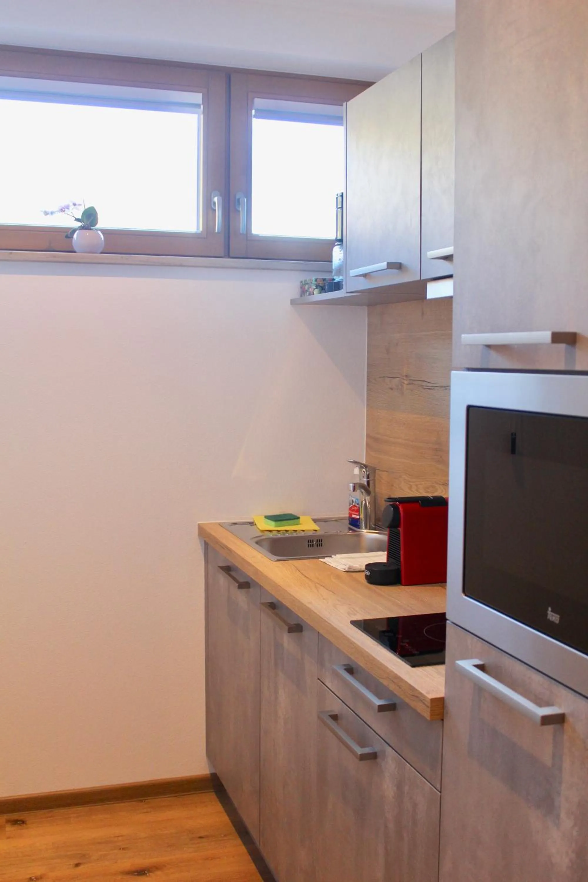 Kitchen or kitchenette in Pension Norika