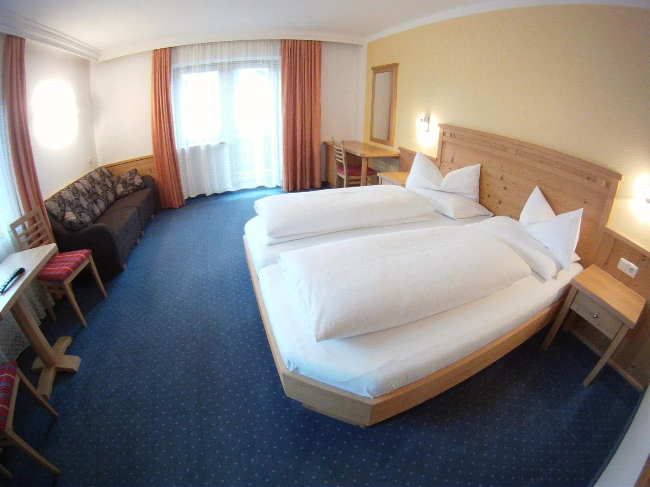 Decorative detail, Bed in Pension Norika
