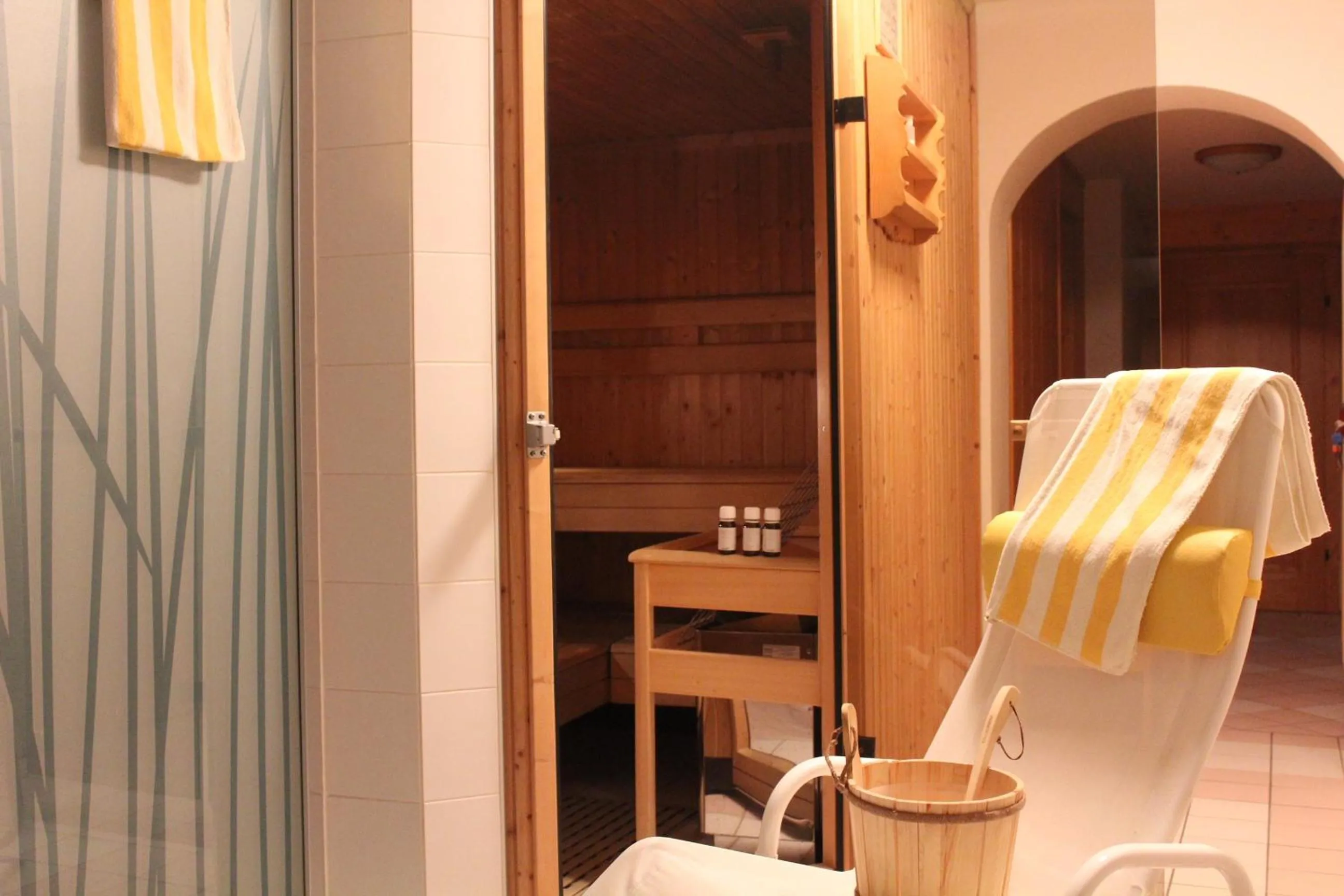 Sauna in Pension Norika
