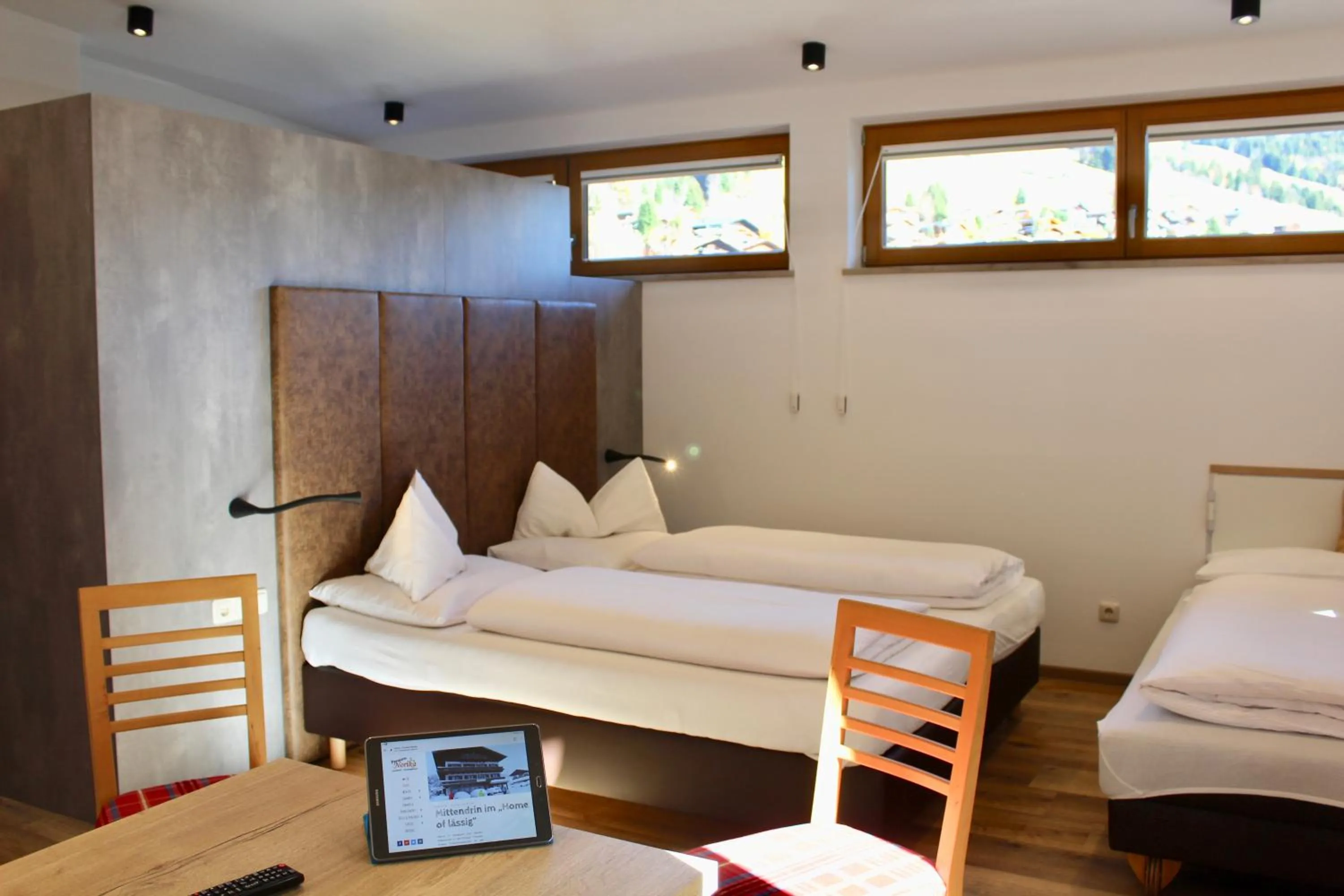 Decorative detail, Bed in Pension Norika