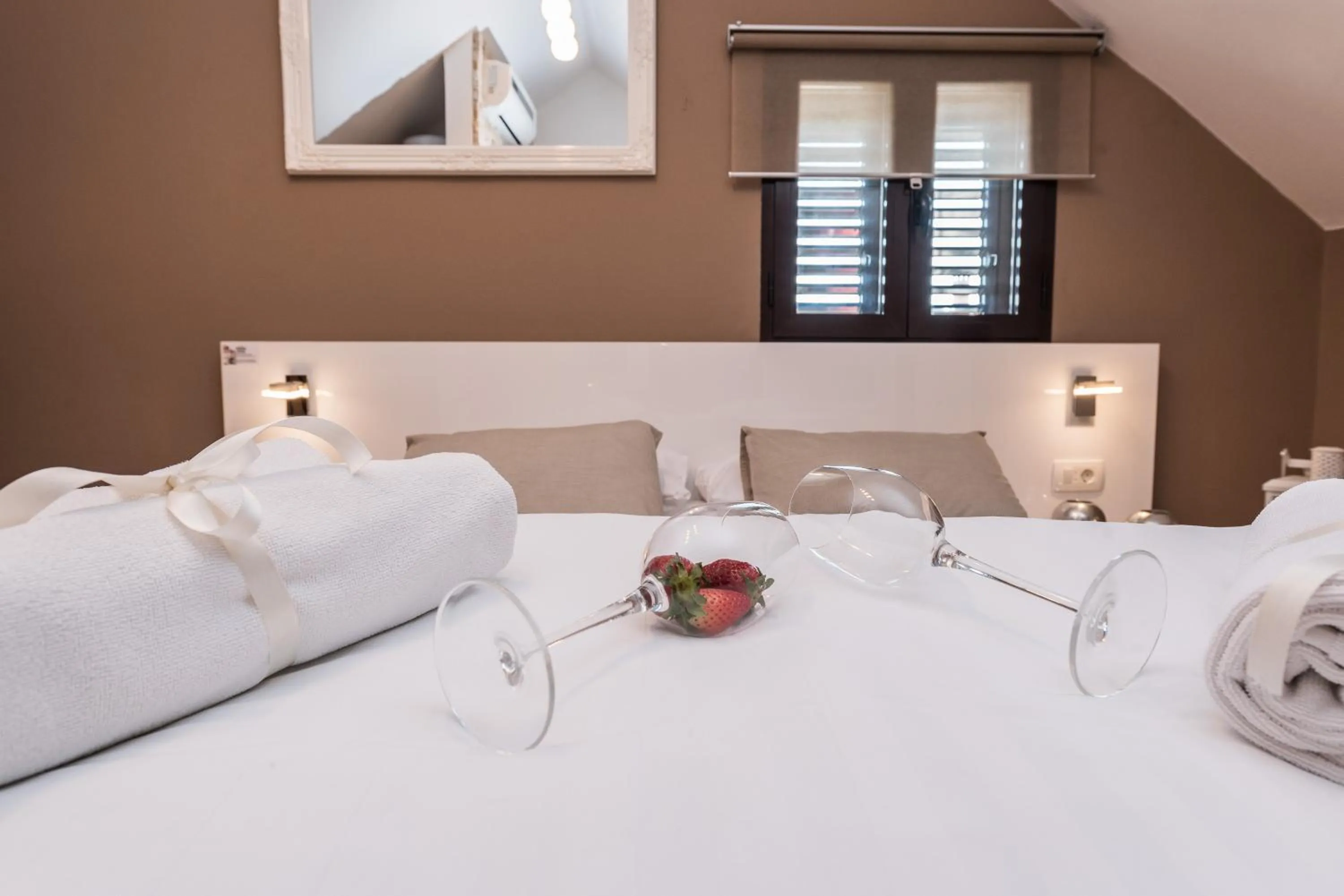 Bedroom, Bed in Apartments Donat