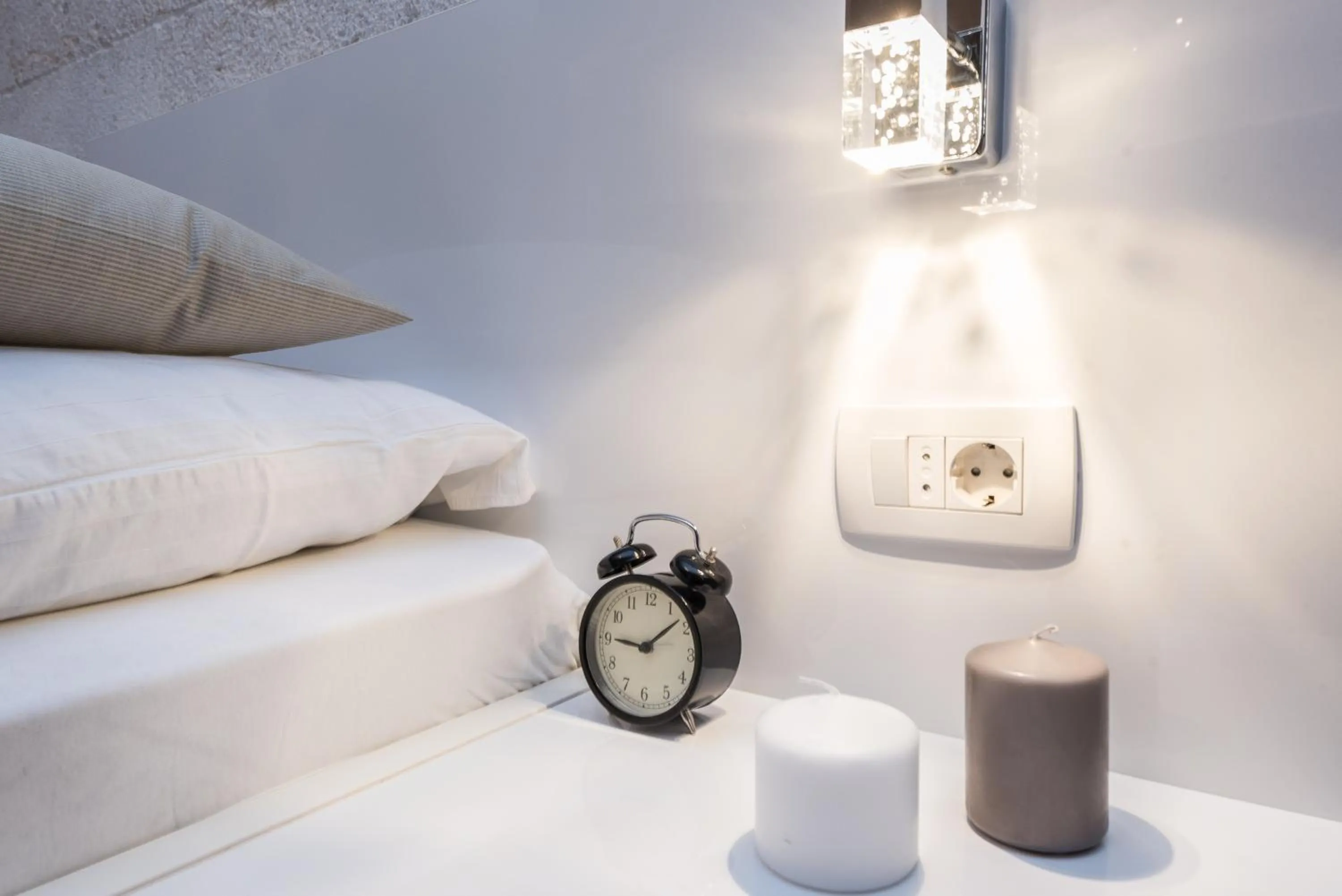 Decorative detail, Bed in Apartments Donat