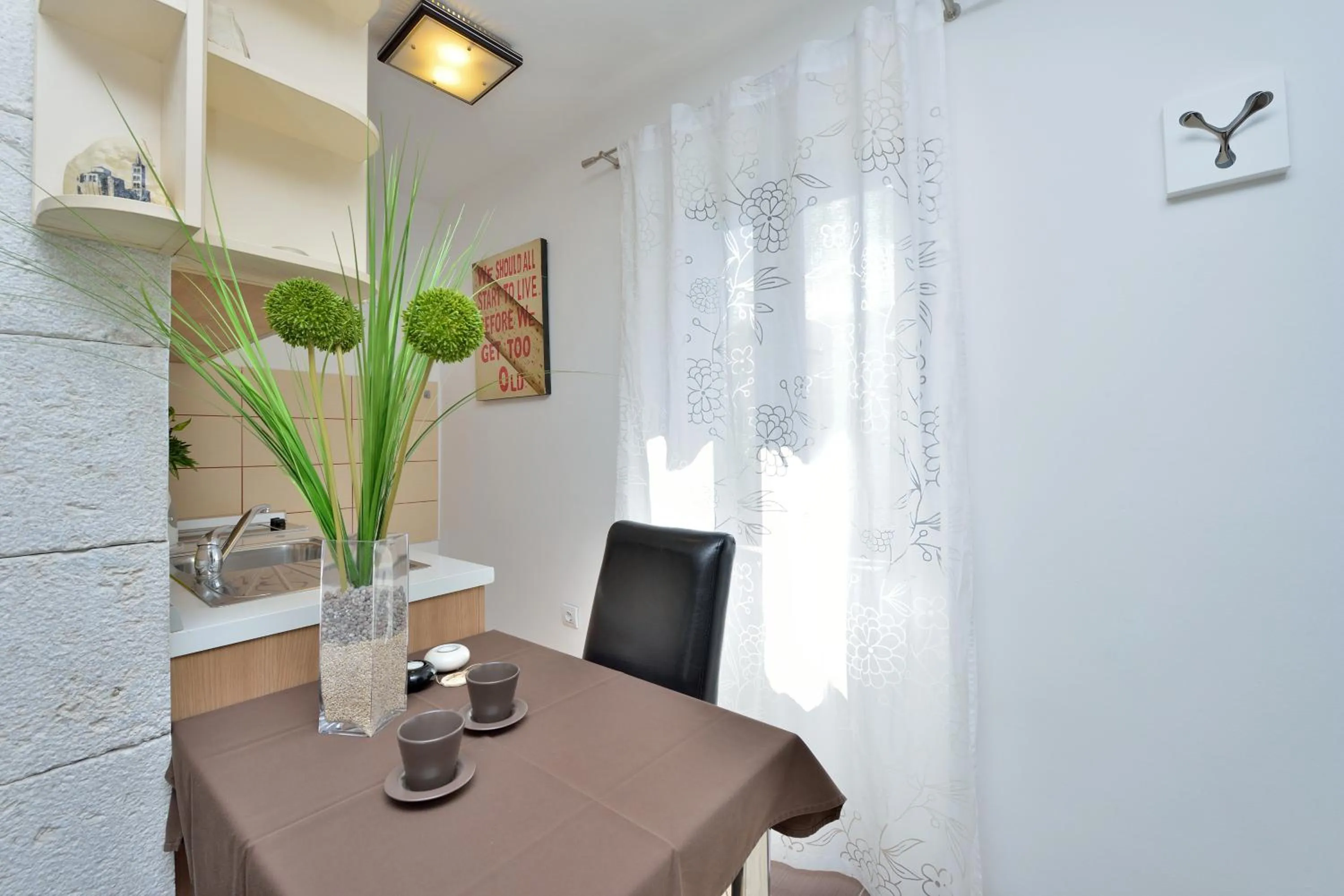 Coffee/tea facilities in Apartments Donat