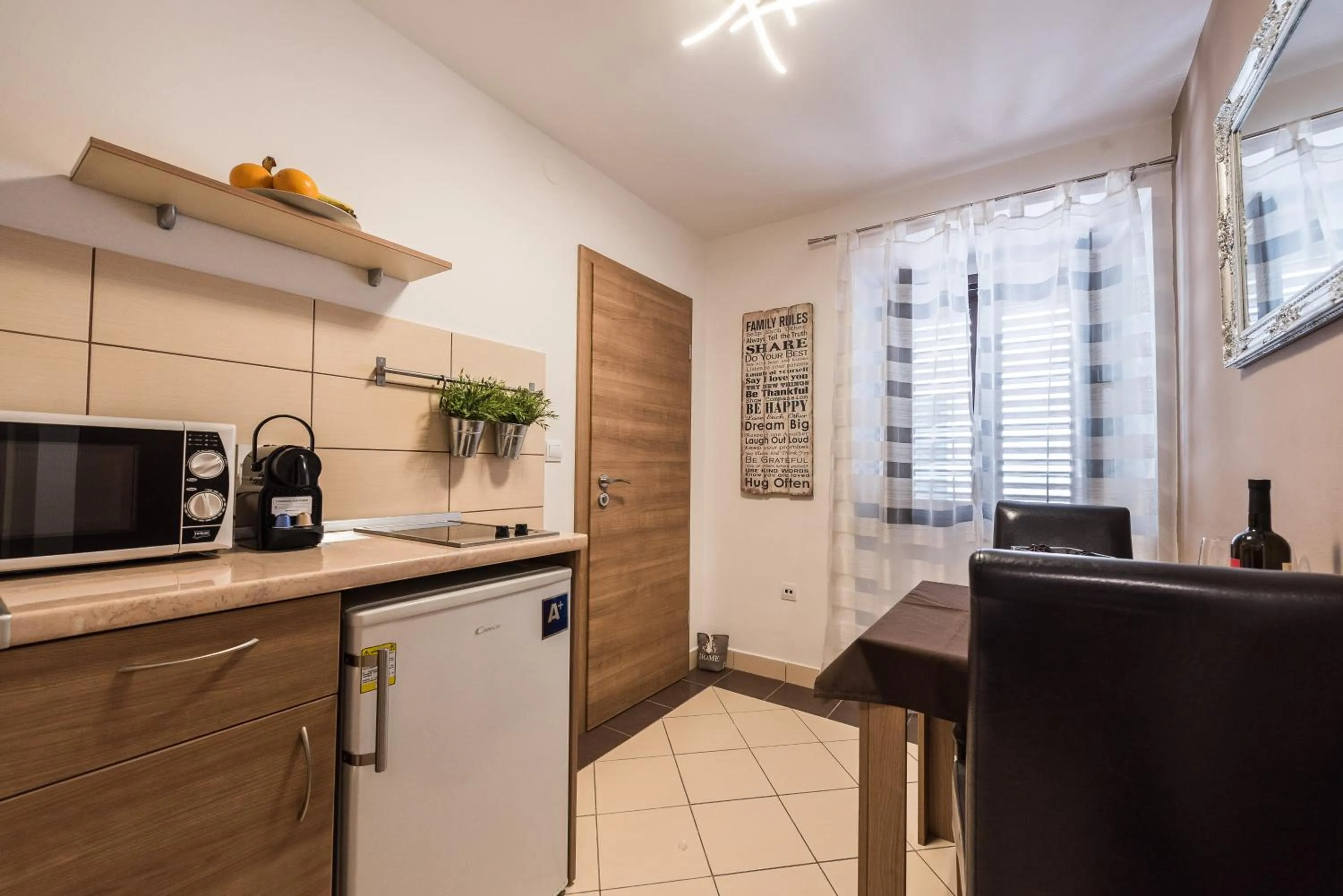 Coffee/tea facilities in Apartments Donat