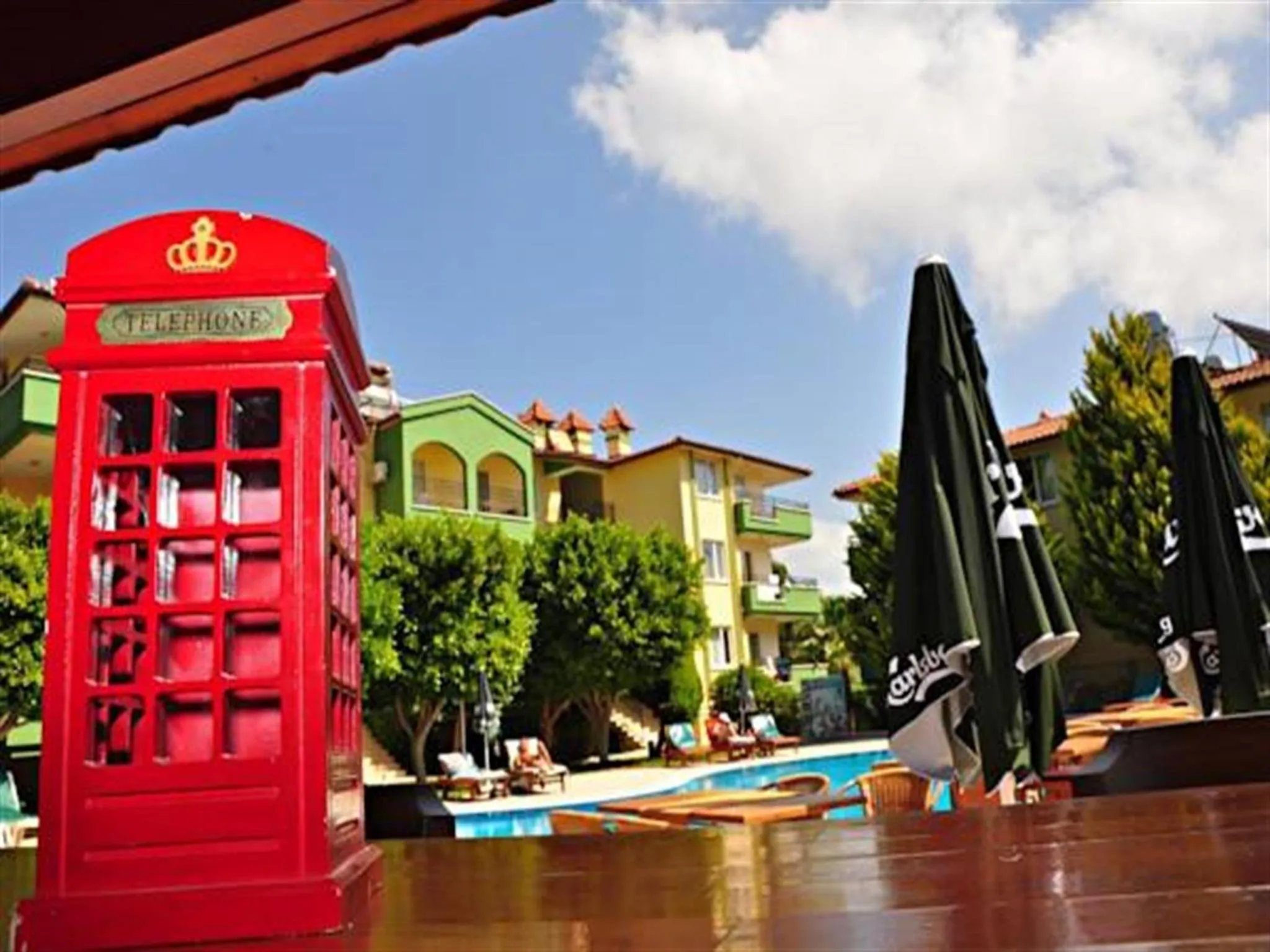 Pool view in Melissa Garden Apart Hotel