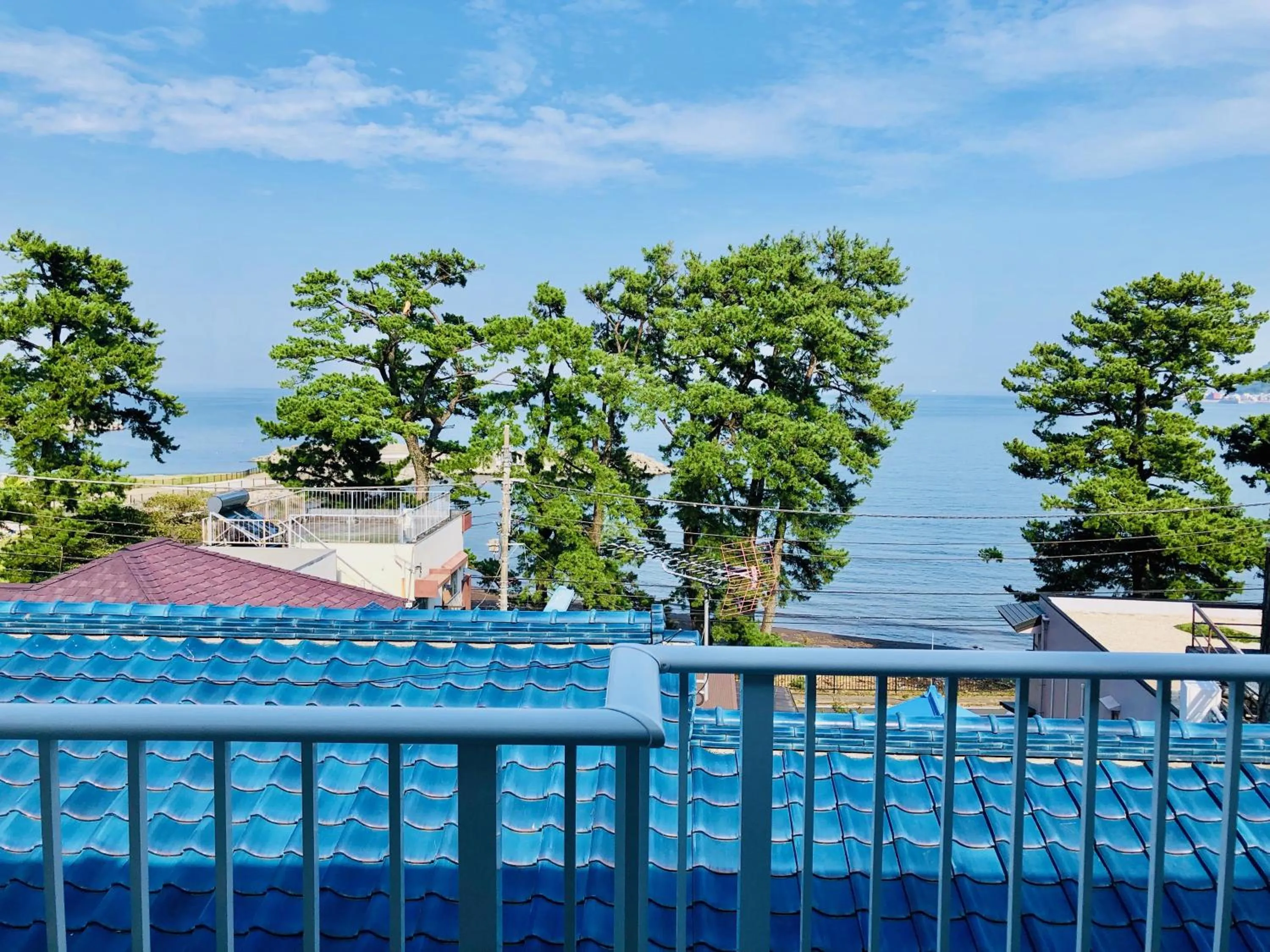 Balcony/Terrace in Izu Kansya