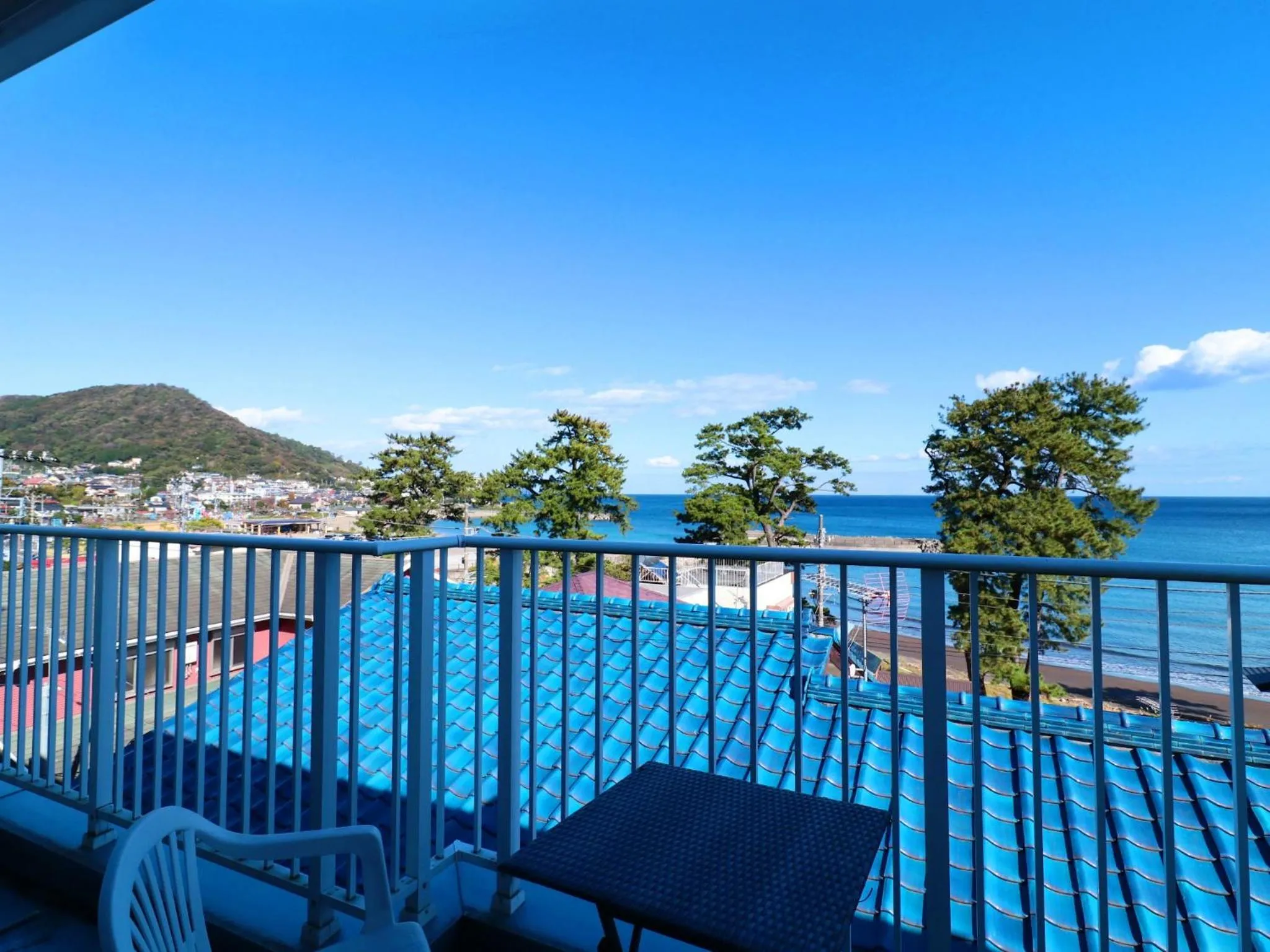 Balcony/Terrace in Izu Kansya