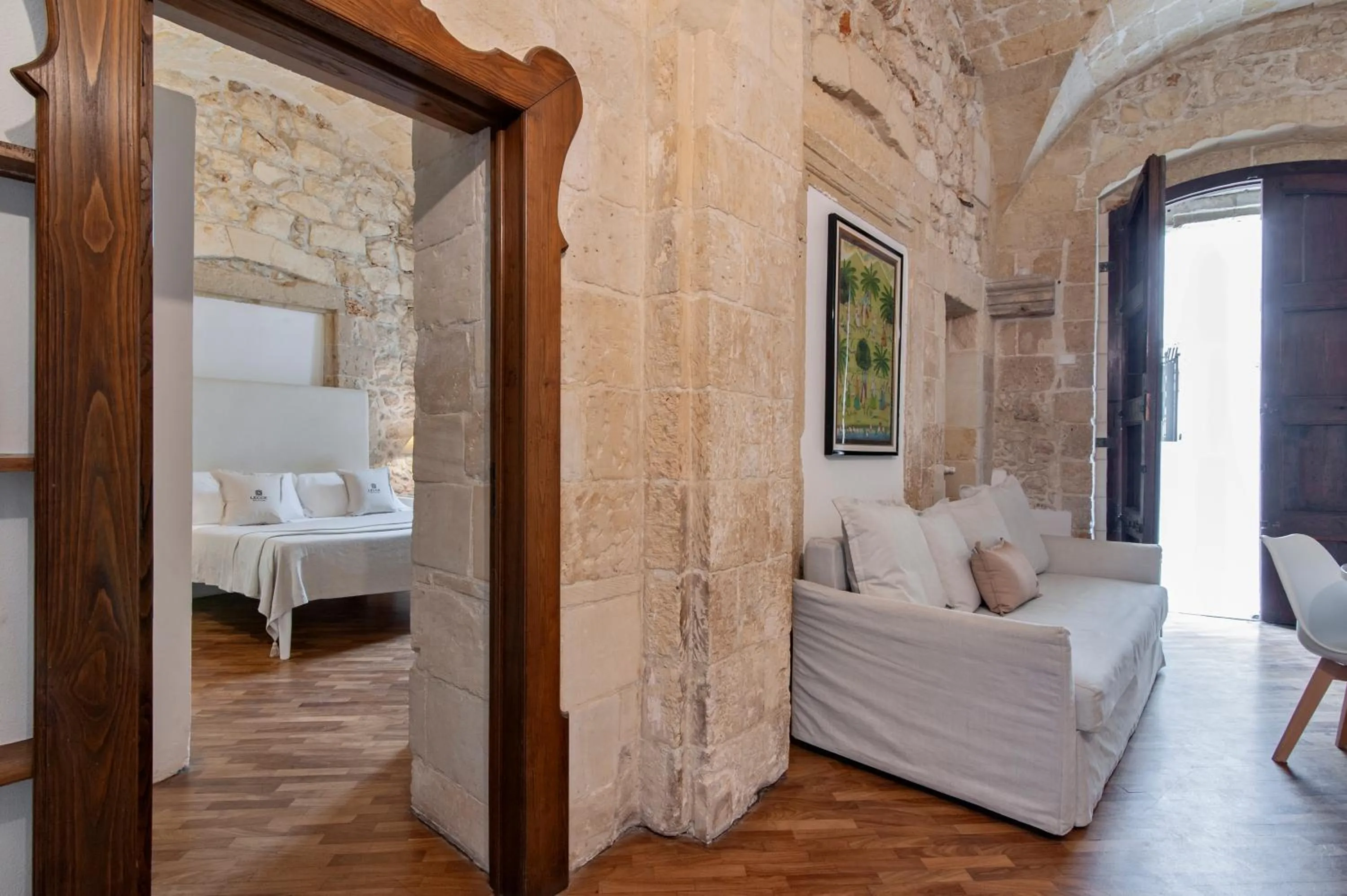 Bedroom, Bed in Chiesa Greca Suites - Lecce Selection