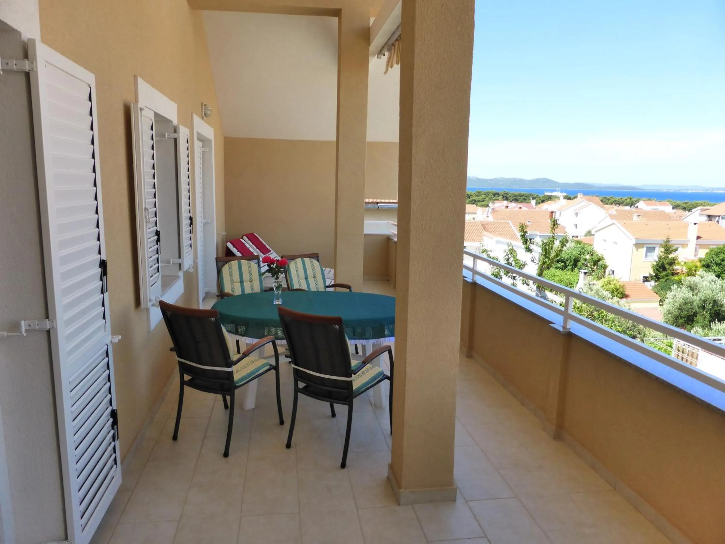 City view in Apartments Toni, Borik