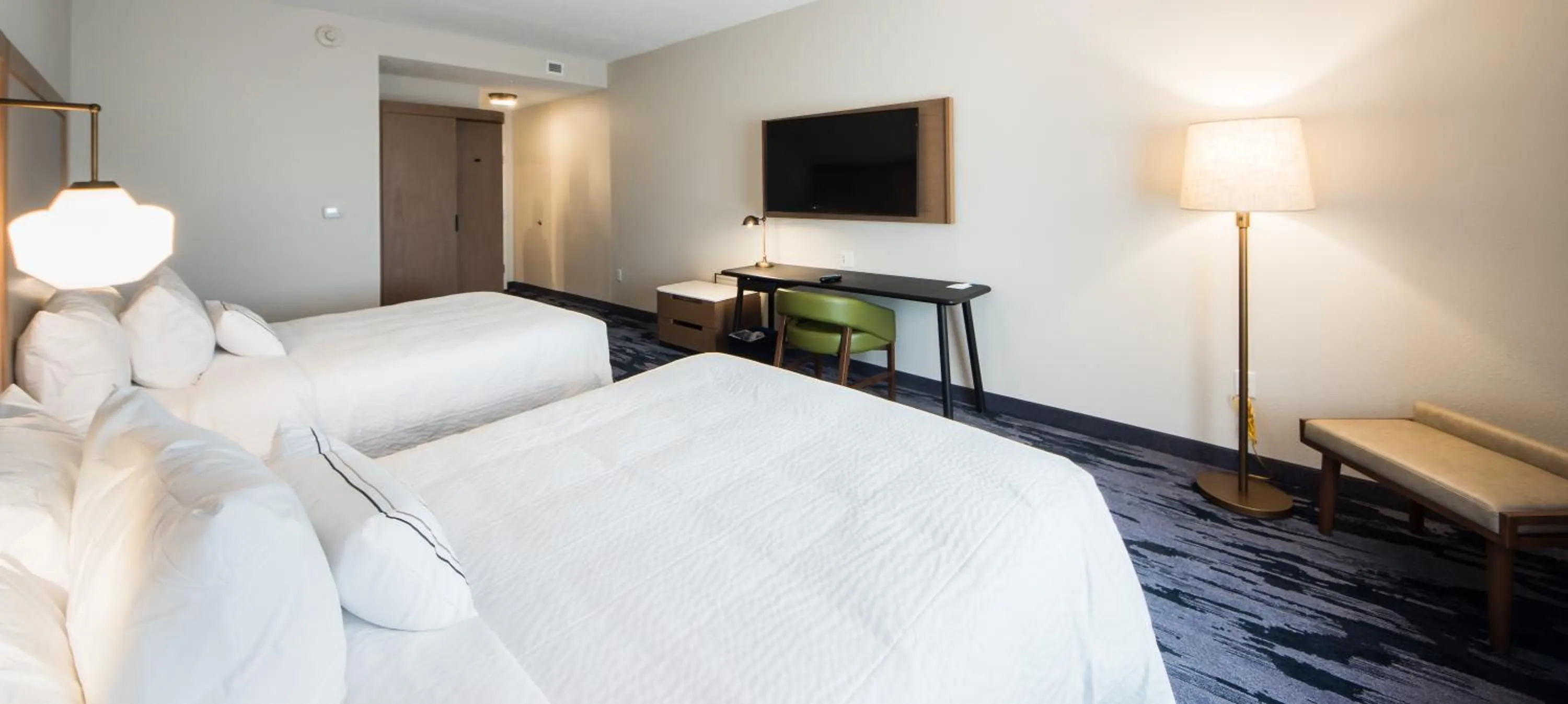 Bed in Fairfield Inn & Suites by Marriott Melbourne Viera Town Center