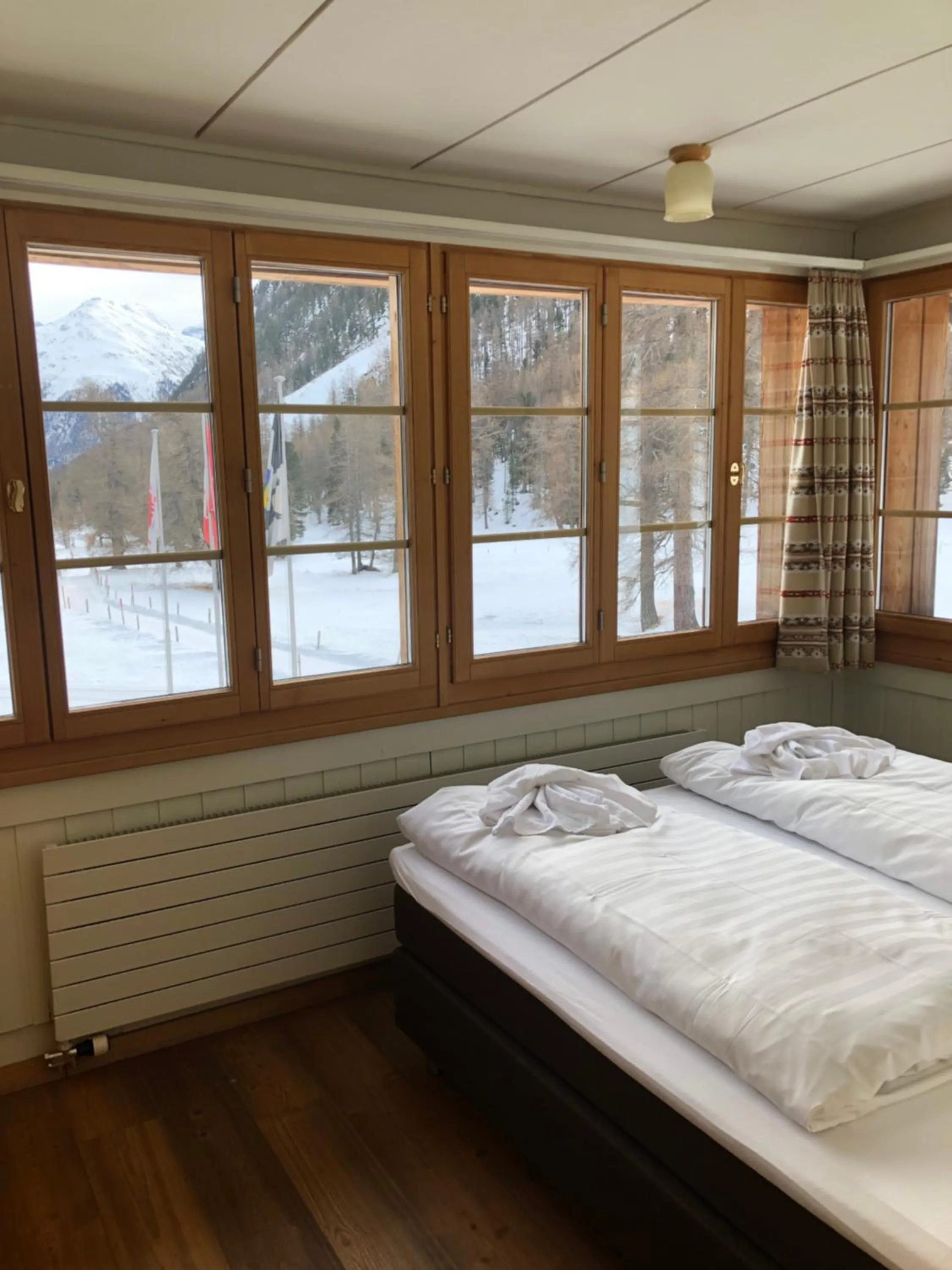 Bed in Gasthaus Spinas