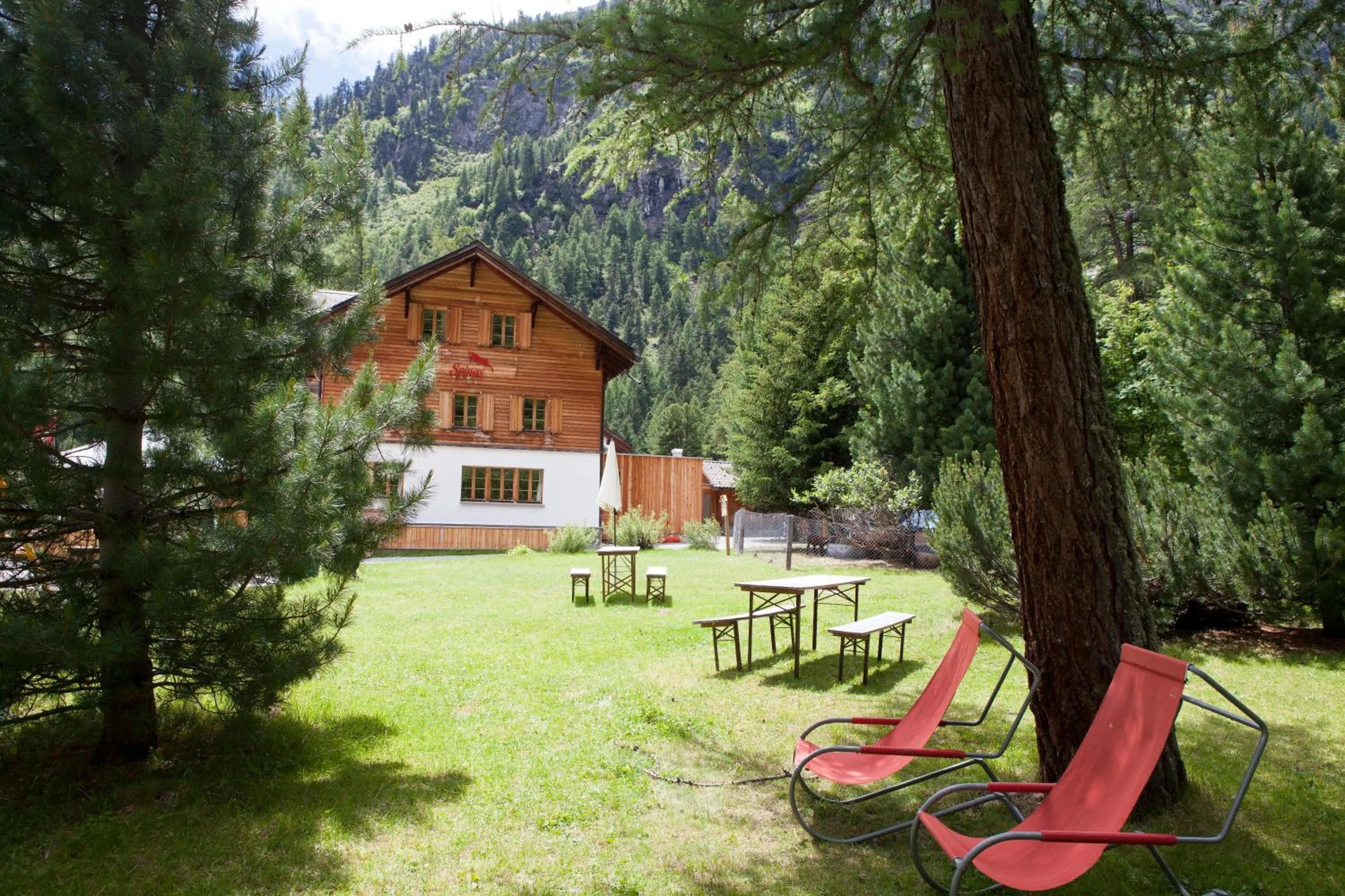 Garden in Gasthaus Spinas