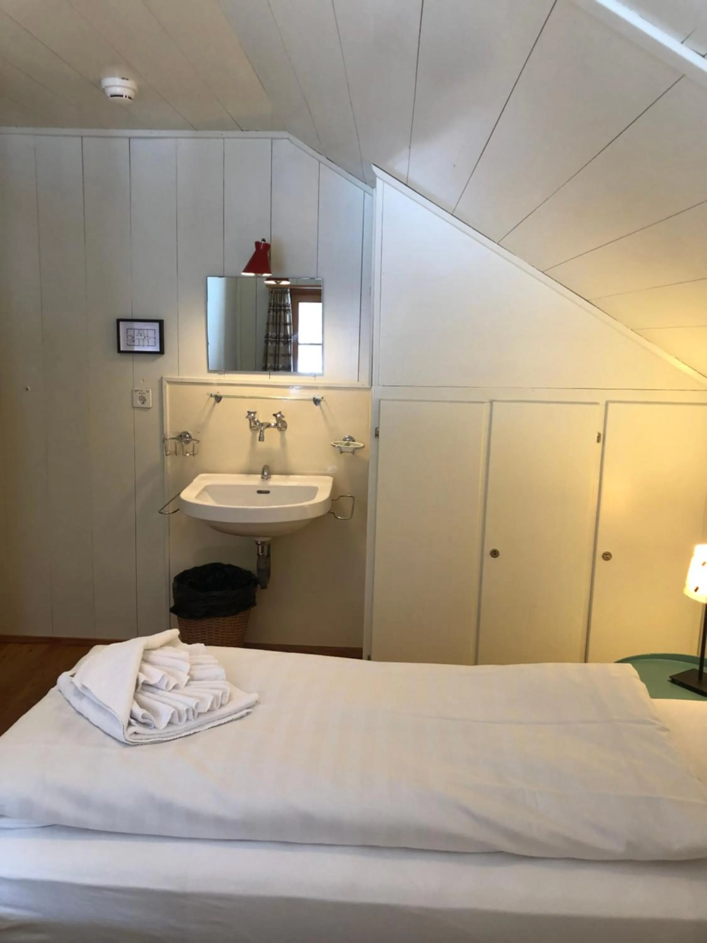 Bed in Gasthaus Spinas