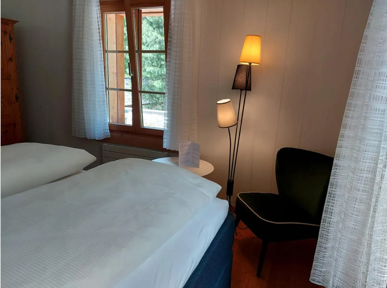 Bed in Gasthaus Spinas