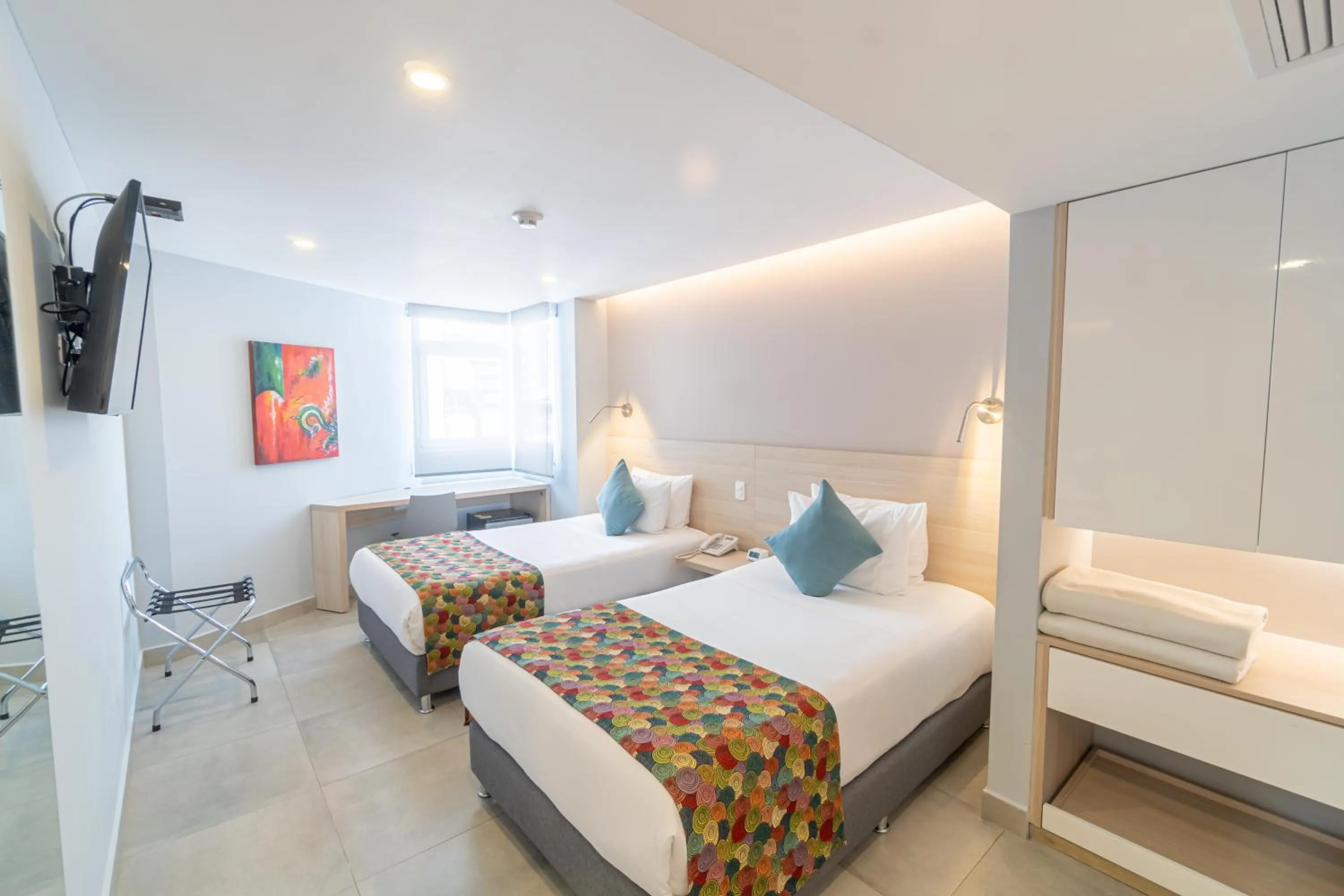 Bedroom, Bed in Hotel Barlovento