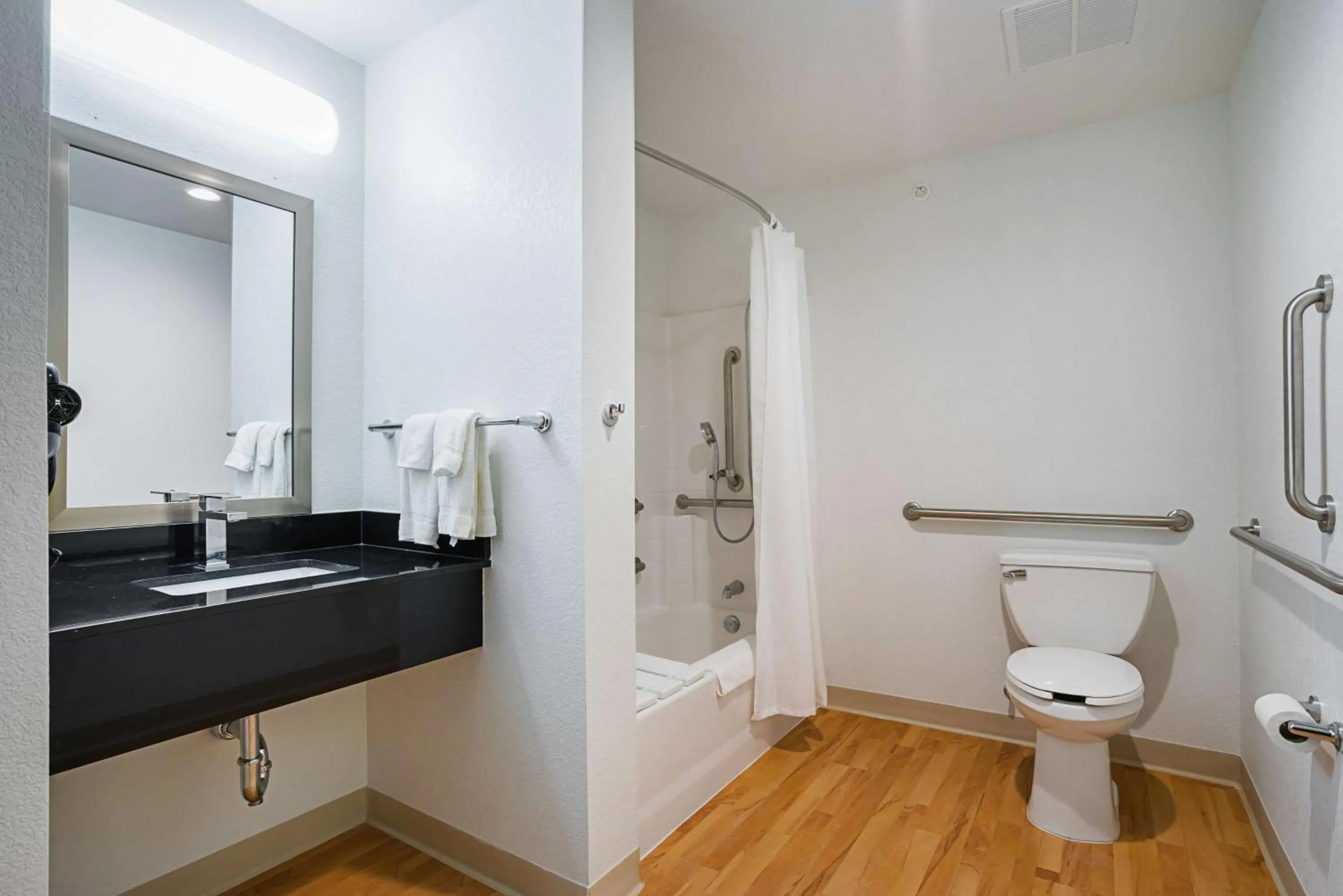 Shower in Studio 6-Buda, TX