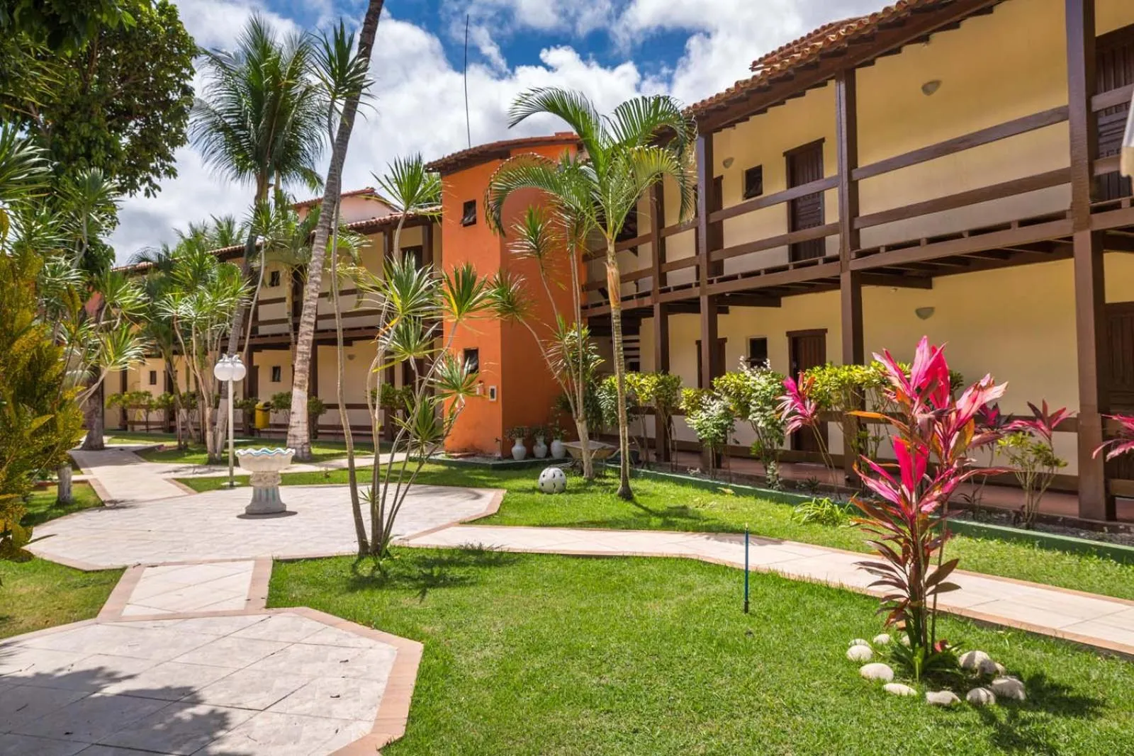 Garden view in Hotel Fênix