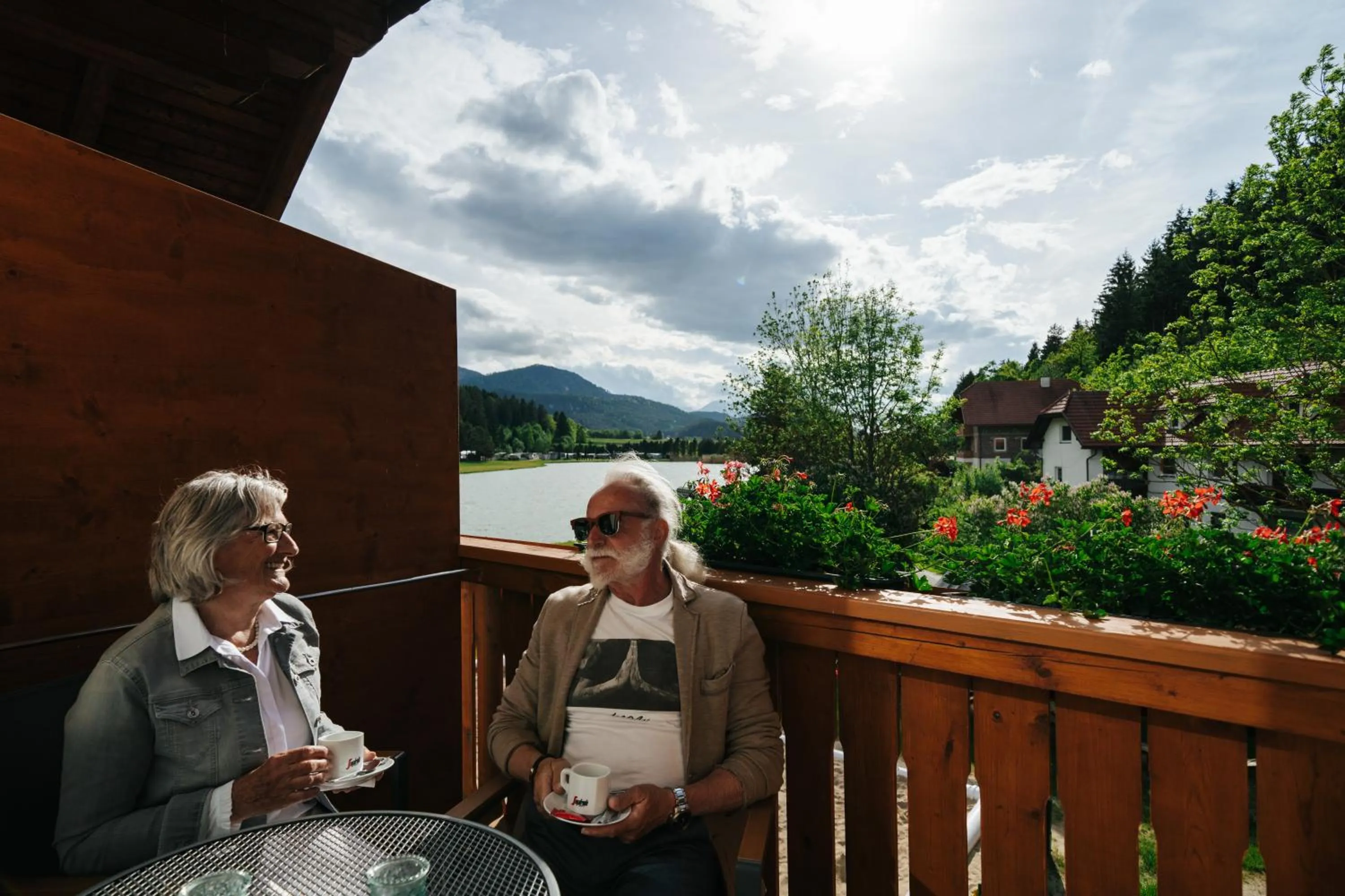 Balcony/Terrace in Pension Pirkdorfer See